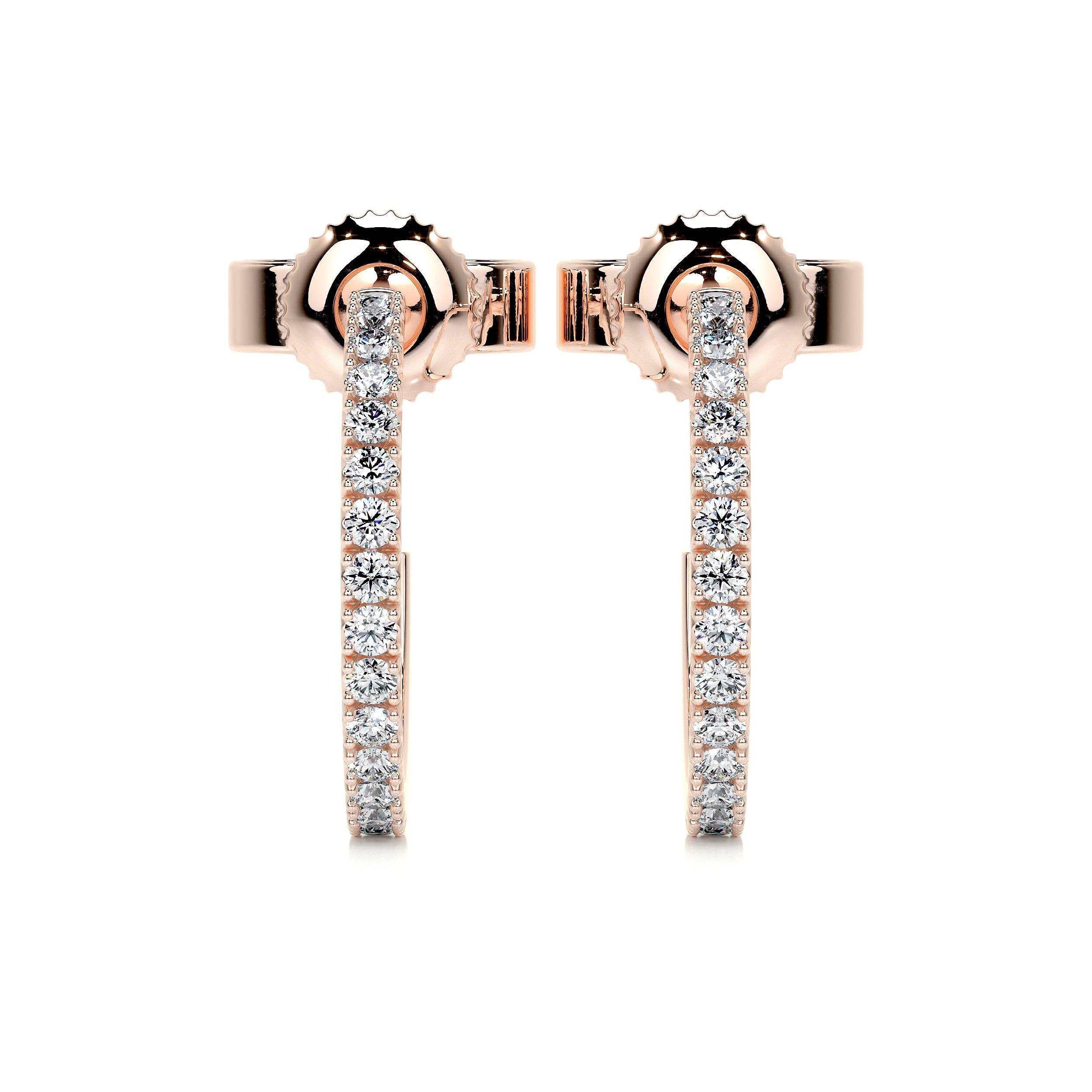 Nicole Diamond Earrings (0.50 Carat) -14K Rose Gold、mySite、hinf8tx79