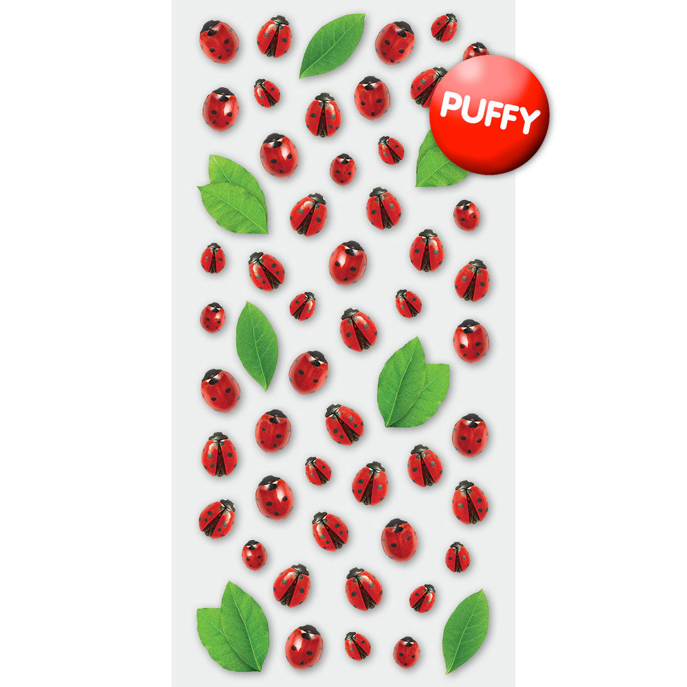  Ladybugs Puffy Stickers、mySite、ghnorth