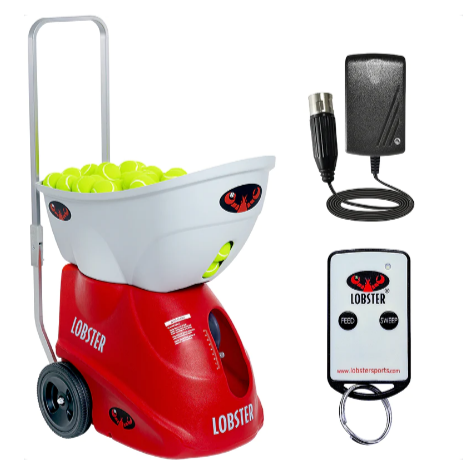 Lobster Elite 1 Tennis Ball Machine w/ 2-Function Remote