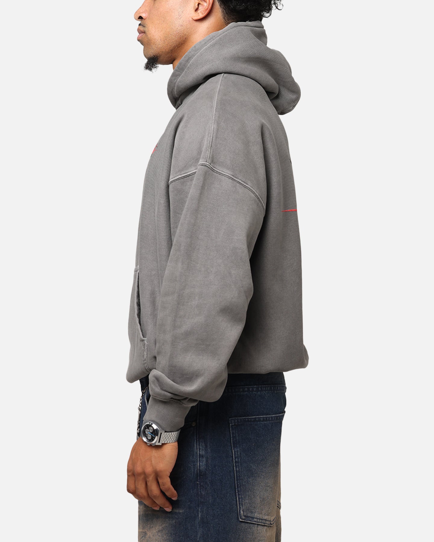 Saint Morta St Valentines Boxy Hoodie Washed Charcoal、mySite、zt4zffjzw