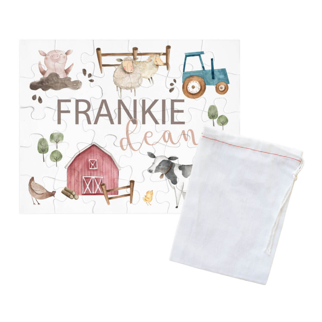  Kids Personalized 30 Piece Puzzle | Frankie's Farm Party、mySite、layawaytickets