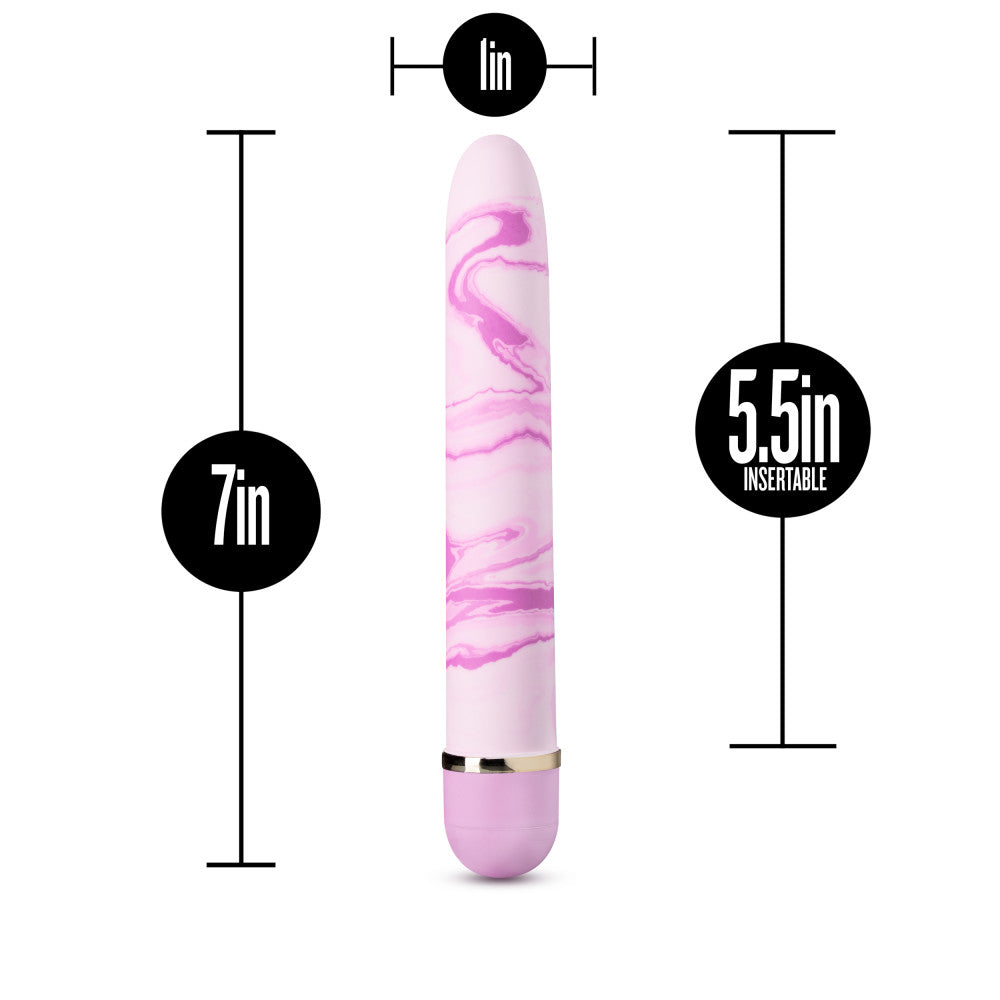 The Collection By Blush® | Strawberry Fields Pink 7-Inch Vibrator、mySite、bottomscart