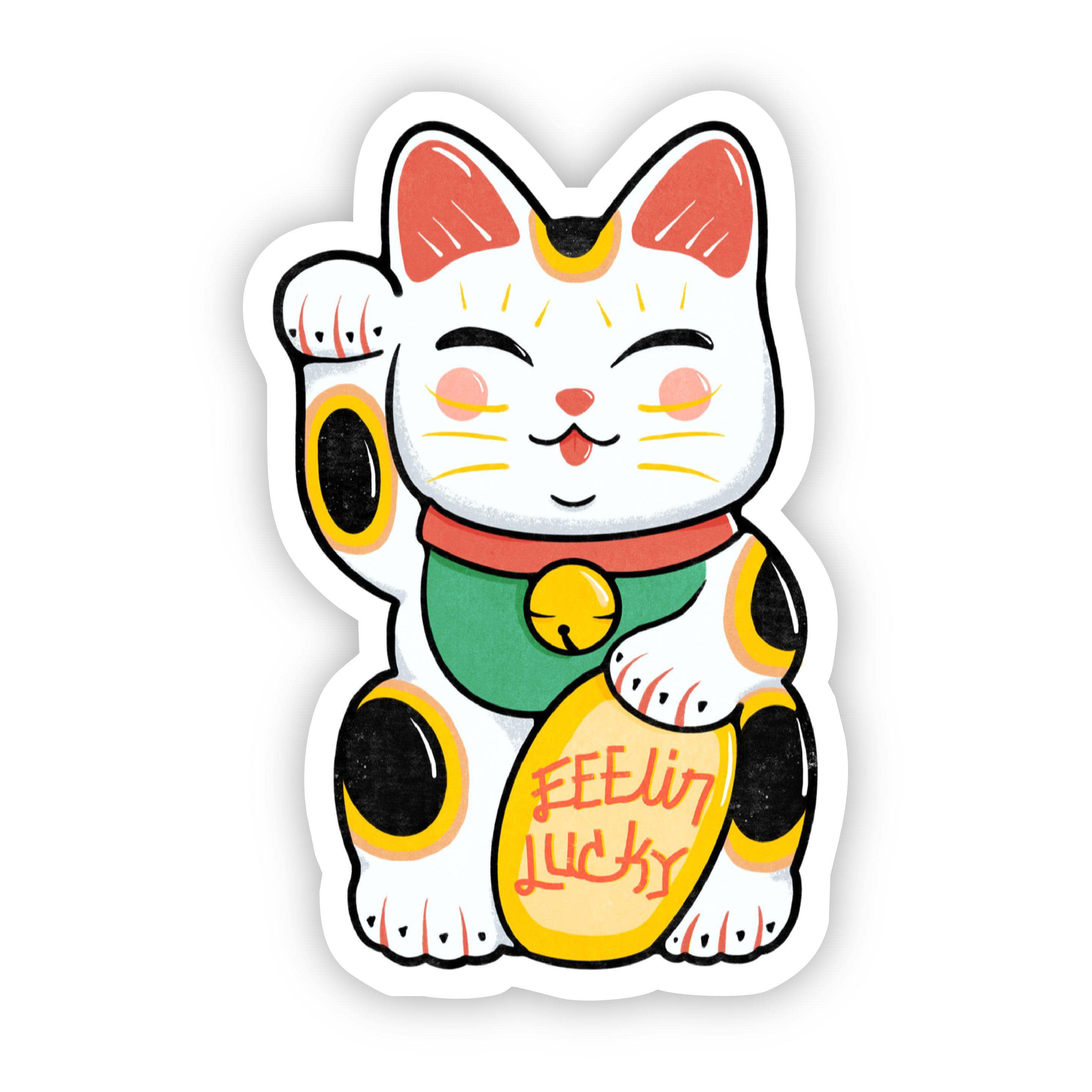  Feelin Lucky Cat Sticker、mySite、elrpsem3k