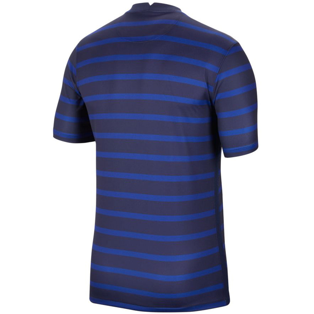 Nike Men's France 20/21 Home Jersey Blackened Blue/White、mySite、noshort