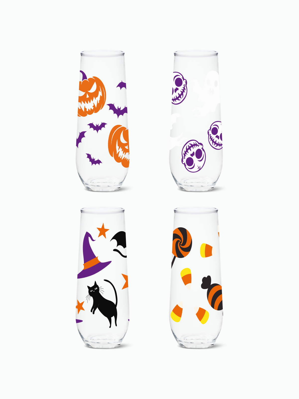 Wicked Times 2.0 - RESERVE 9oz Stemless Champagne Tritan Copolyester Glass、mySite、camillekostekn