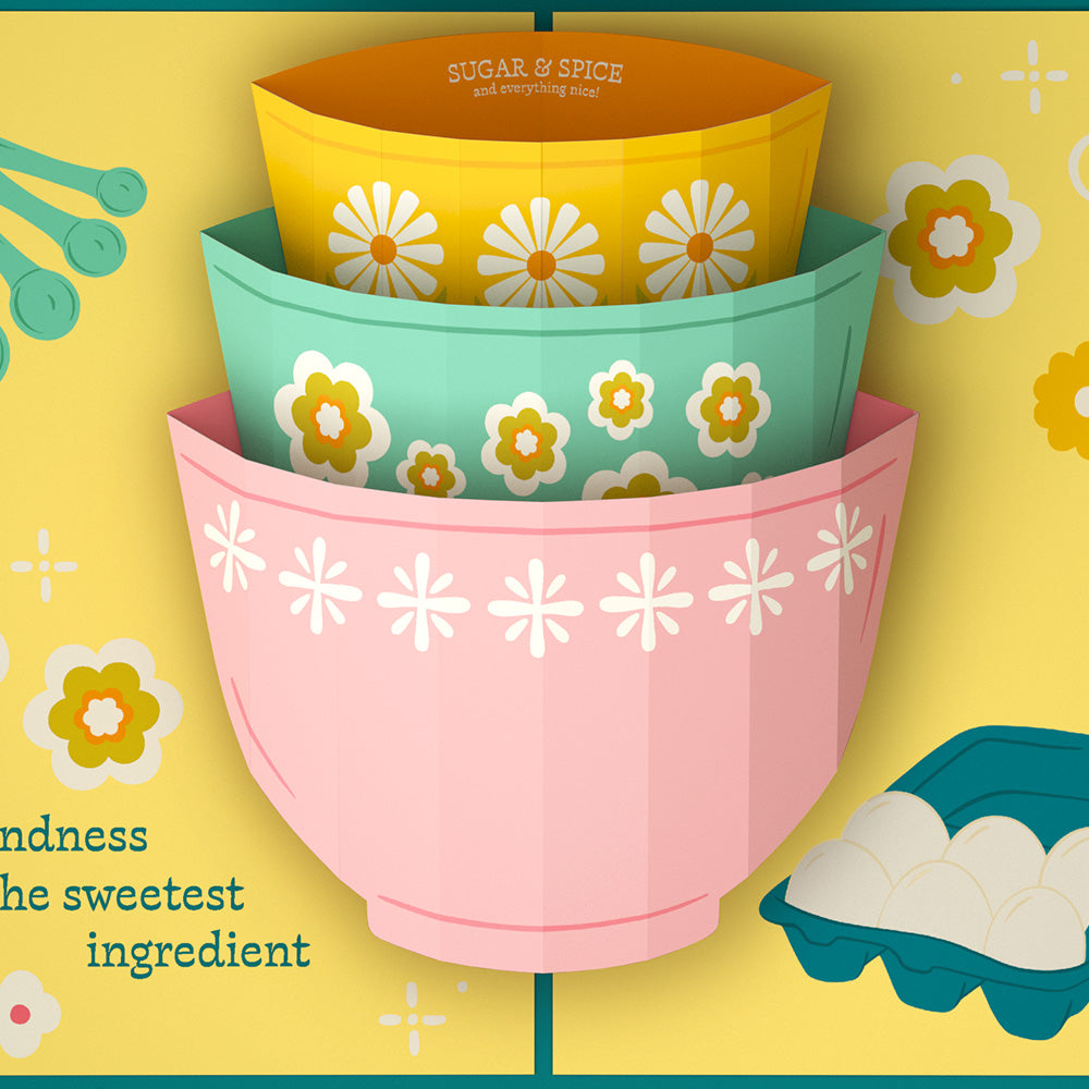 You Bake the World a Better Place Pop-Up Card、mySite、solidvoid