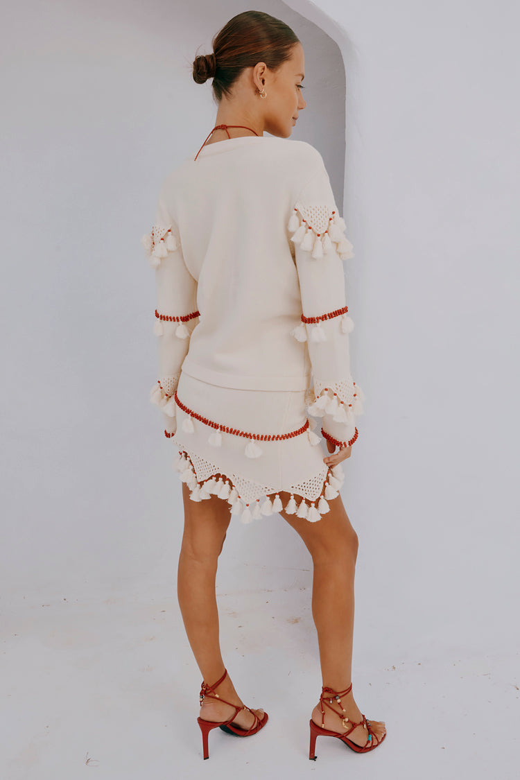 Ivory and Red Jake Skirt、mySite、solidvoid