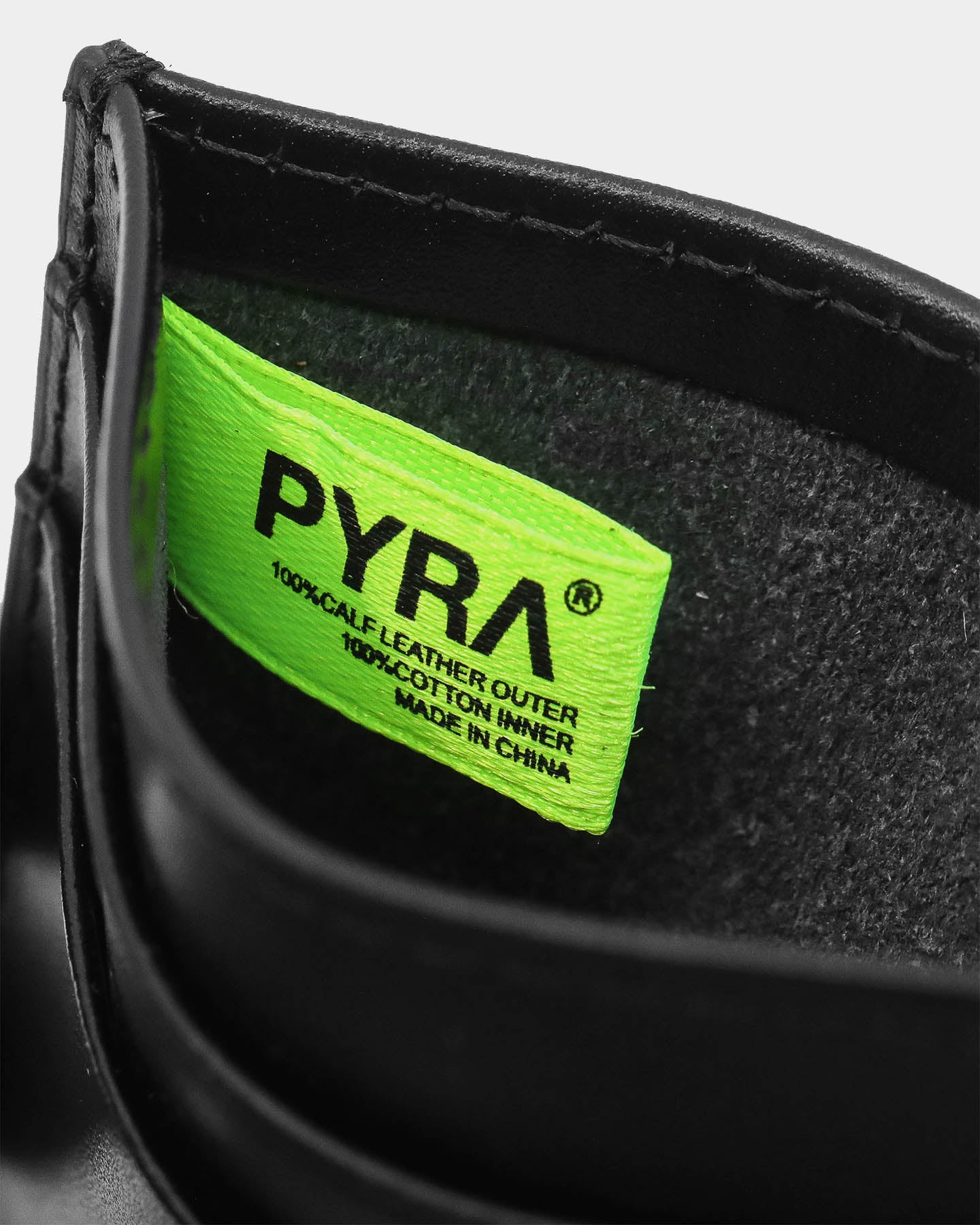 PYRA Men's Leather Card Wallet Black Leather、mySite、zt4zffjzw