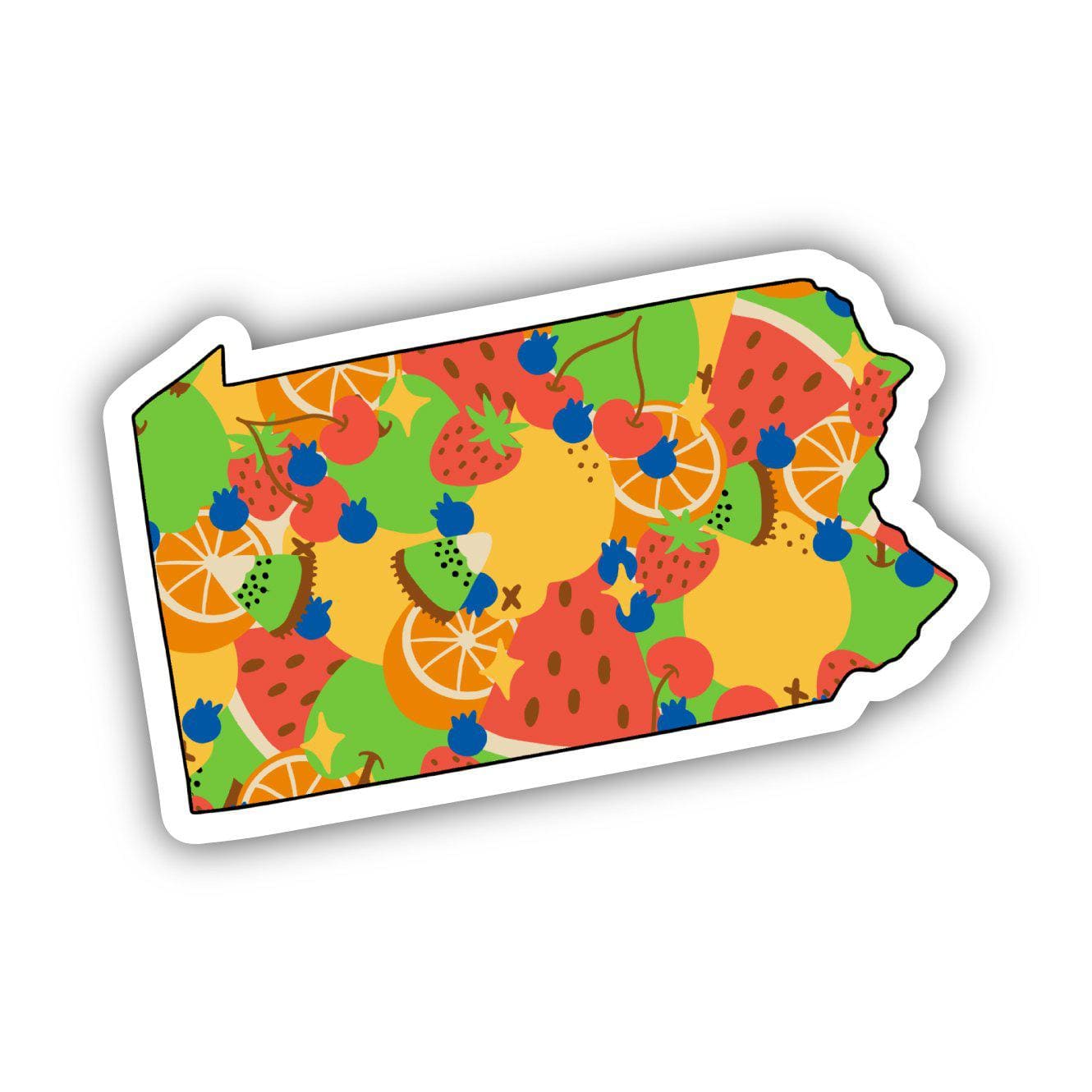  Pennsylvania Fruit Pattern Sticker、mySite、elrpsem3k