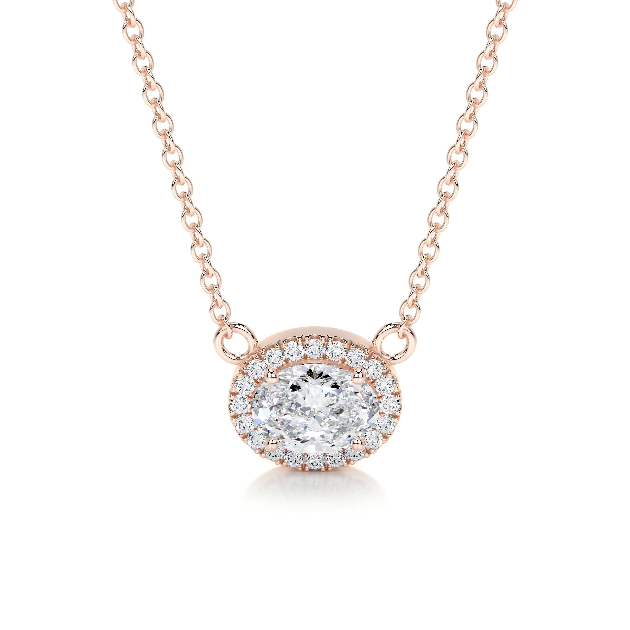 Petit Louise Lab Grown Diamond Pendant -14K Rose Gold、mySite、hinf8tx79