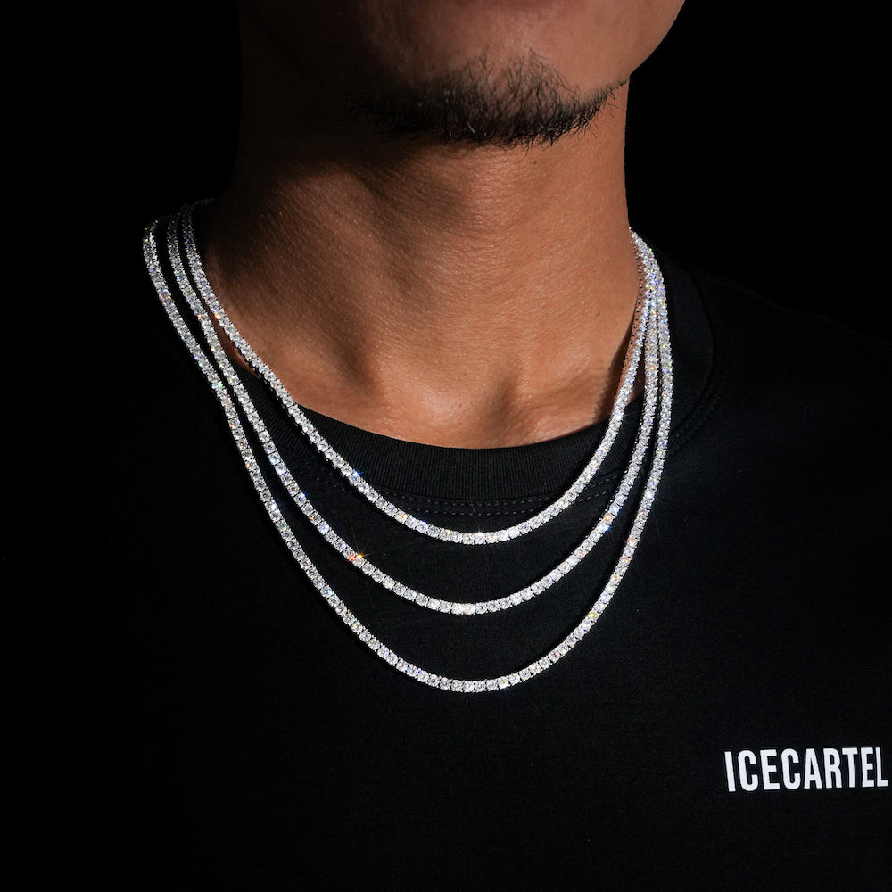 4MM Moissanite Tennis Chain 14K Gold、mySite、hinf8tx79