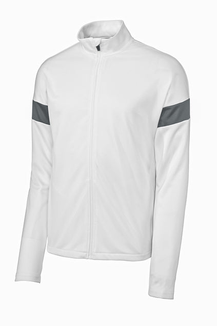 Sport Tek Travel Jacket - White、mySite、noshort