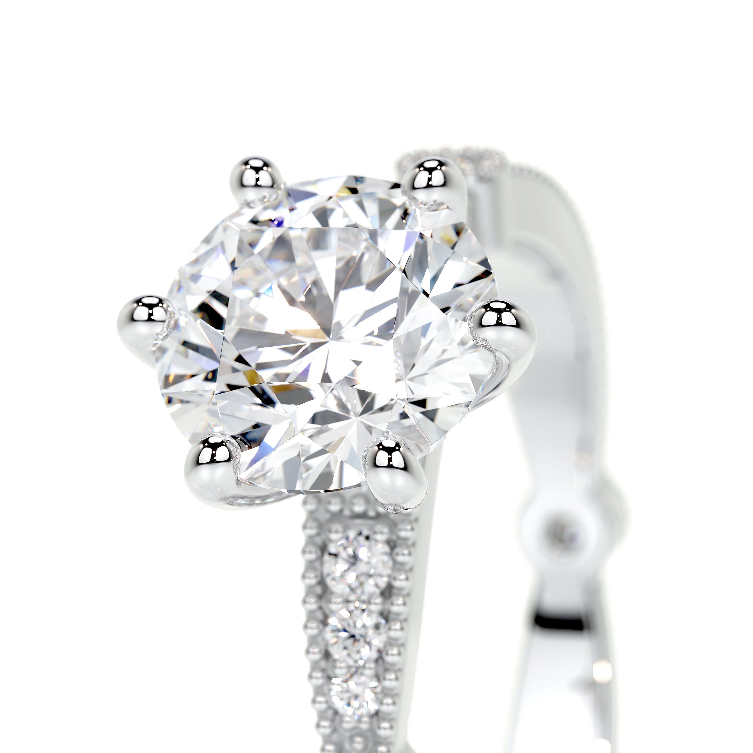 Amelia Lab Grown Diamond Ring - 14K White Gold、mySite、hinf8tx79
