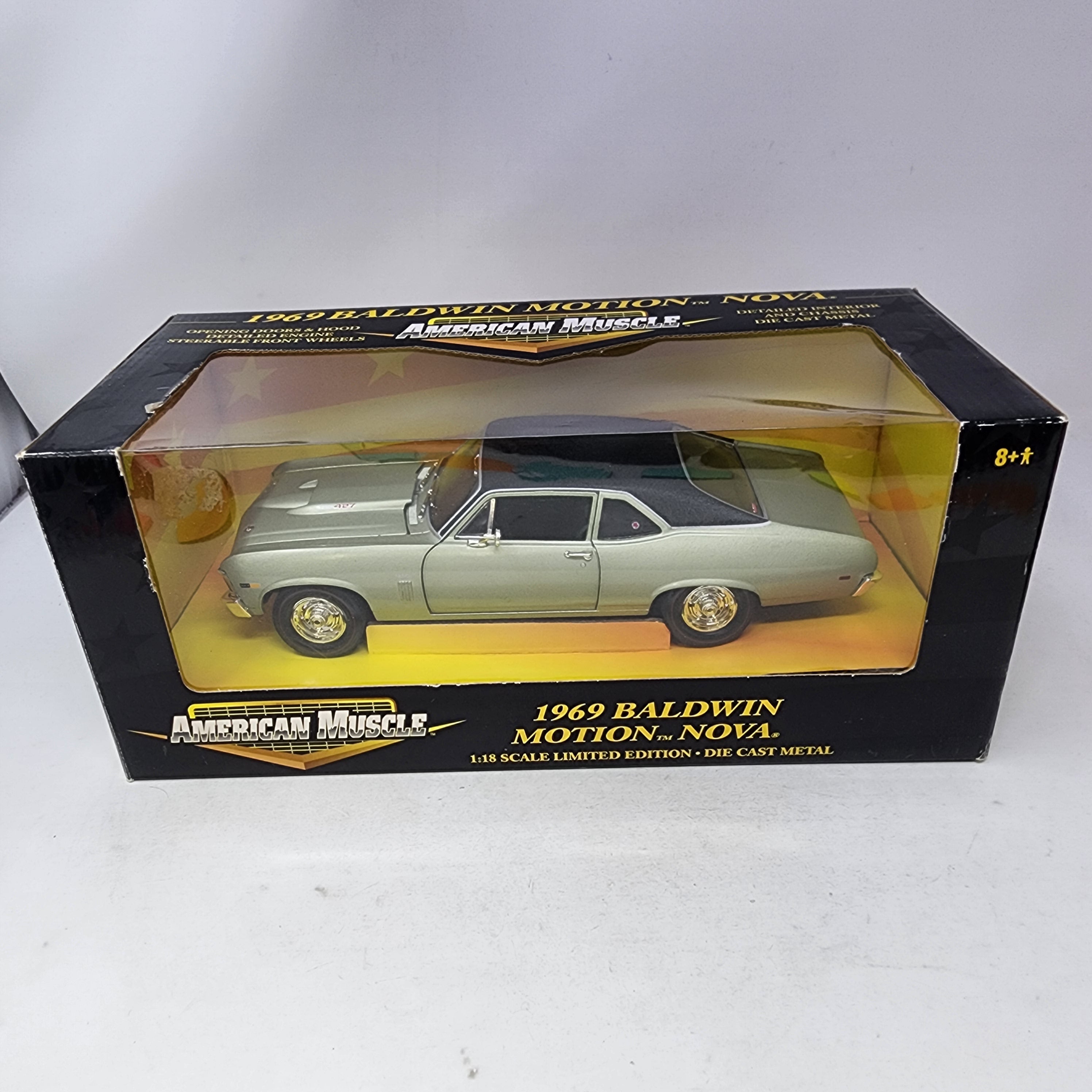 1969 Chevy Nova Baldwin * ERTL Collectibles 1/18 Scale American Muscle、mySite、hgirdovlk