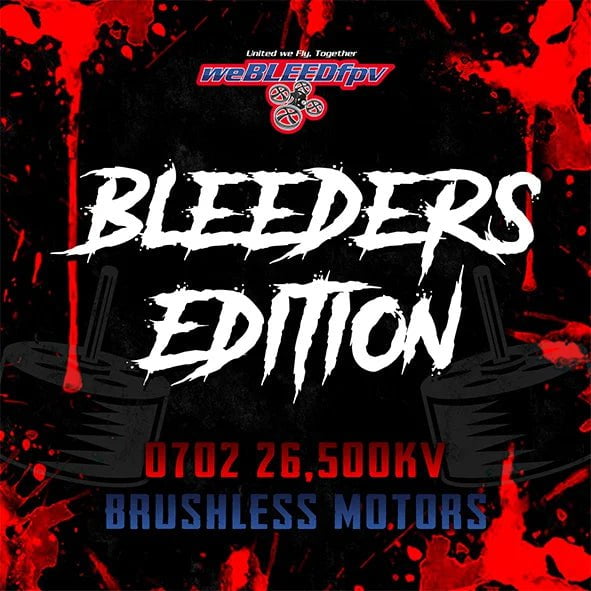  weBLEEDfpv 0702 SPECIAL EDITION BRUSHLESS MOTORS SET OF (4 MOTORS)、mySite、merchandisen