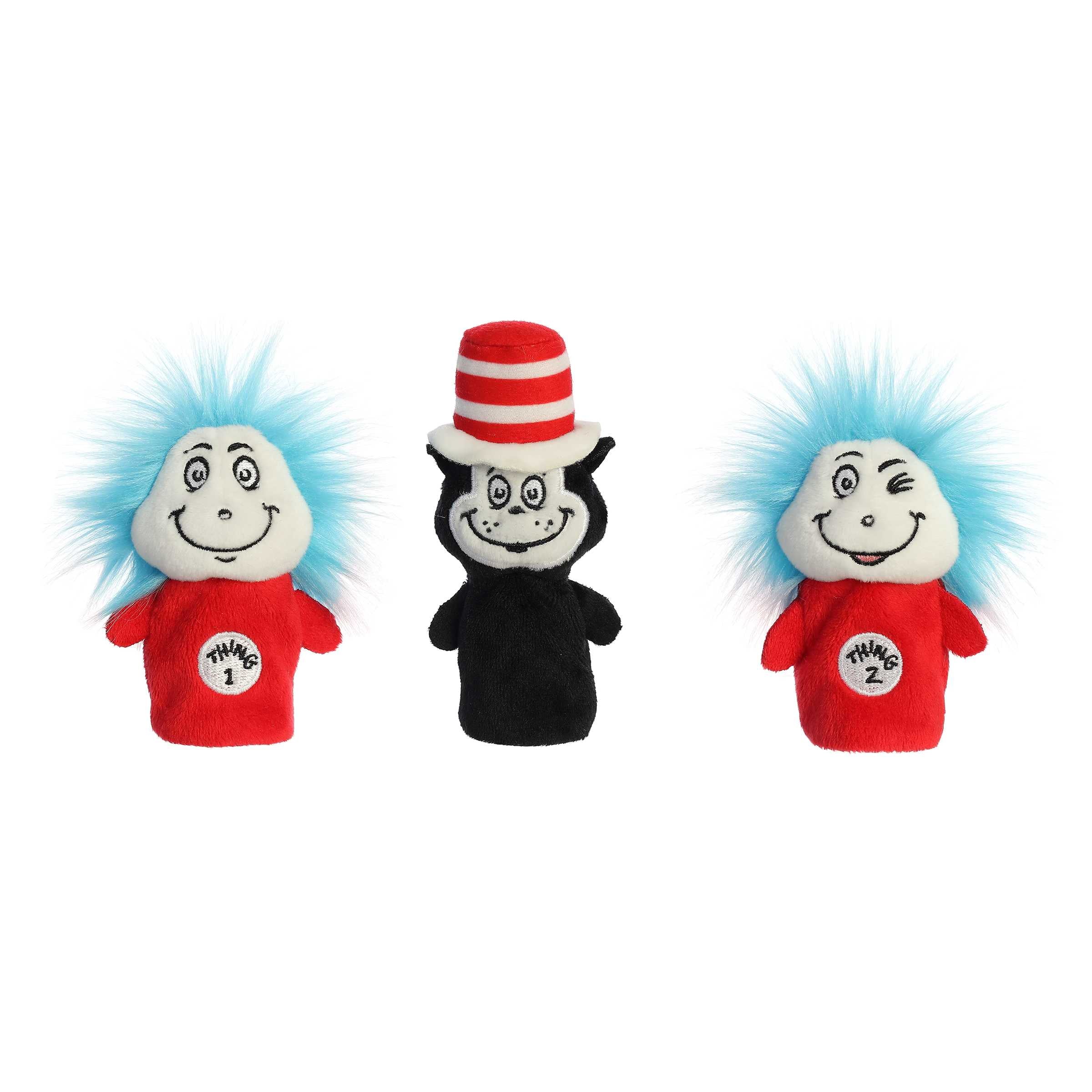 Aurora® - Dr. Seuss™ - 3 Dr. Seuss Finger Puppet Set、mySite、g9winljtr