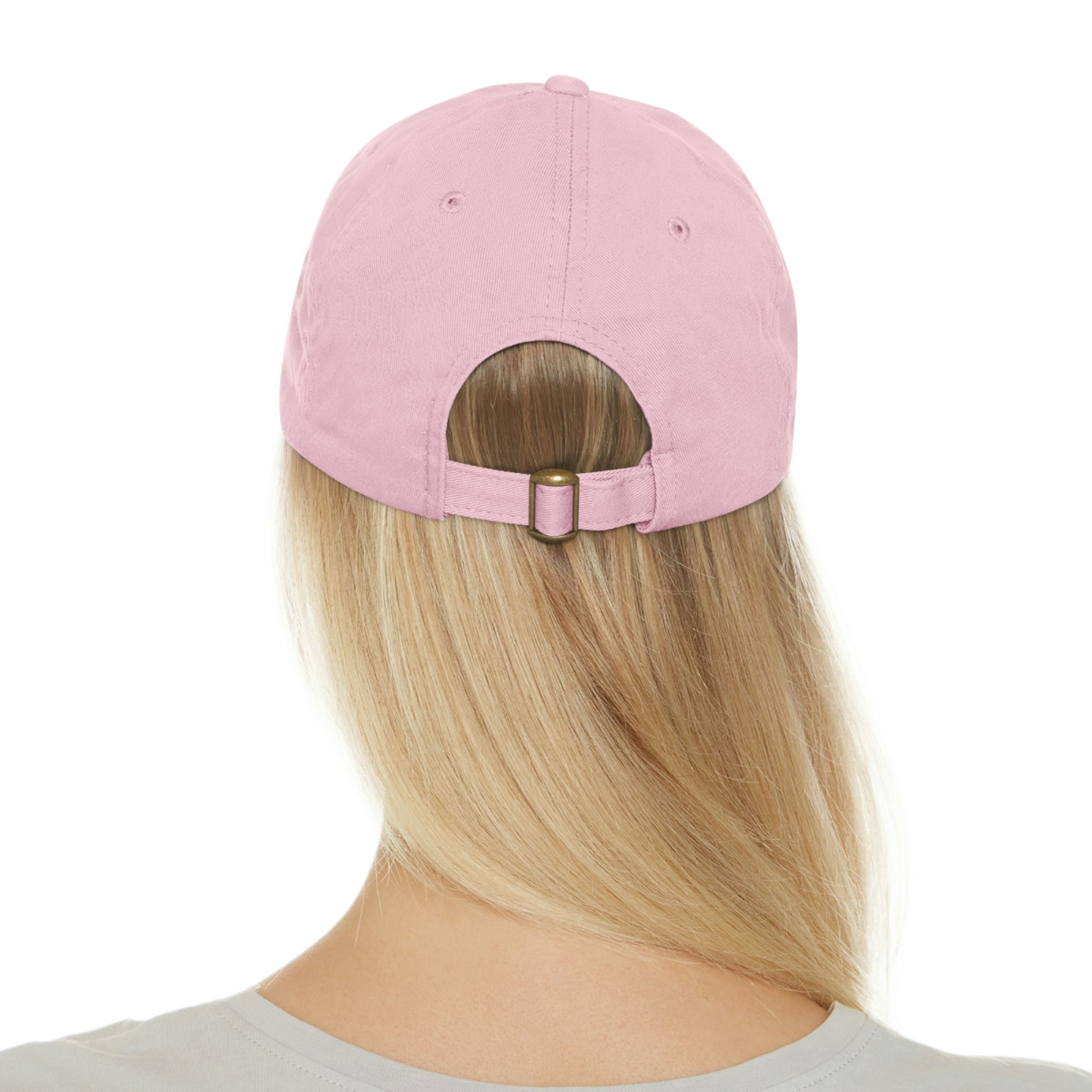 Dad Hat with Leather Patch (Round)、mySite、gigharbornorthrealestate
