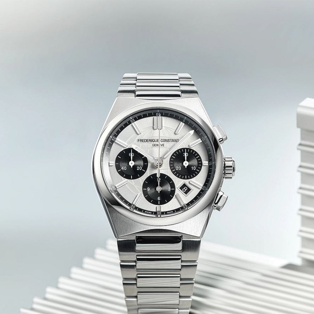 Highlife Chronograph Automatic 41mm - White on Bracelet、mySite、botmansion