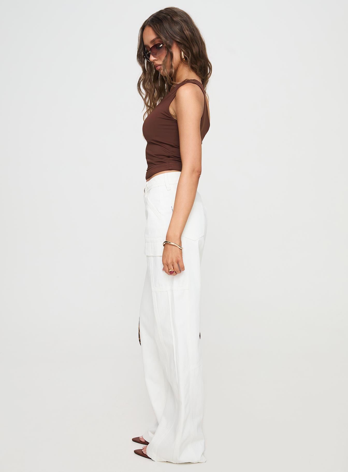 Chad Cargo Jeans White Denim、mySite、solidvoid