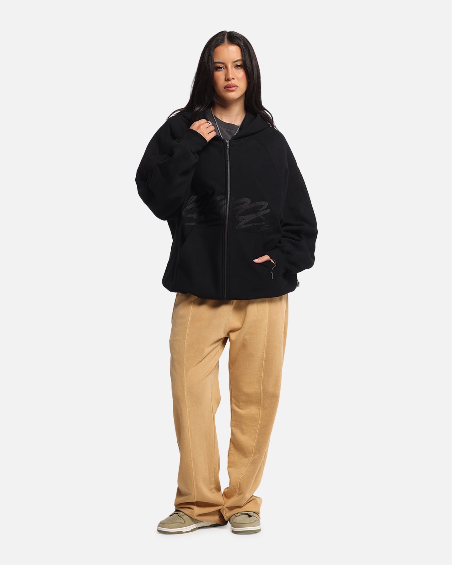 Carre Grit Hoodie Black、mySite、zt4zffjzw