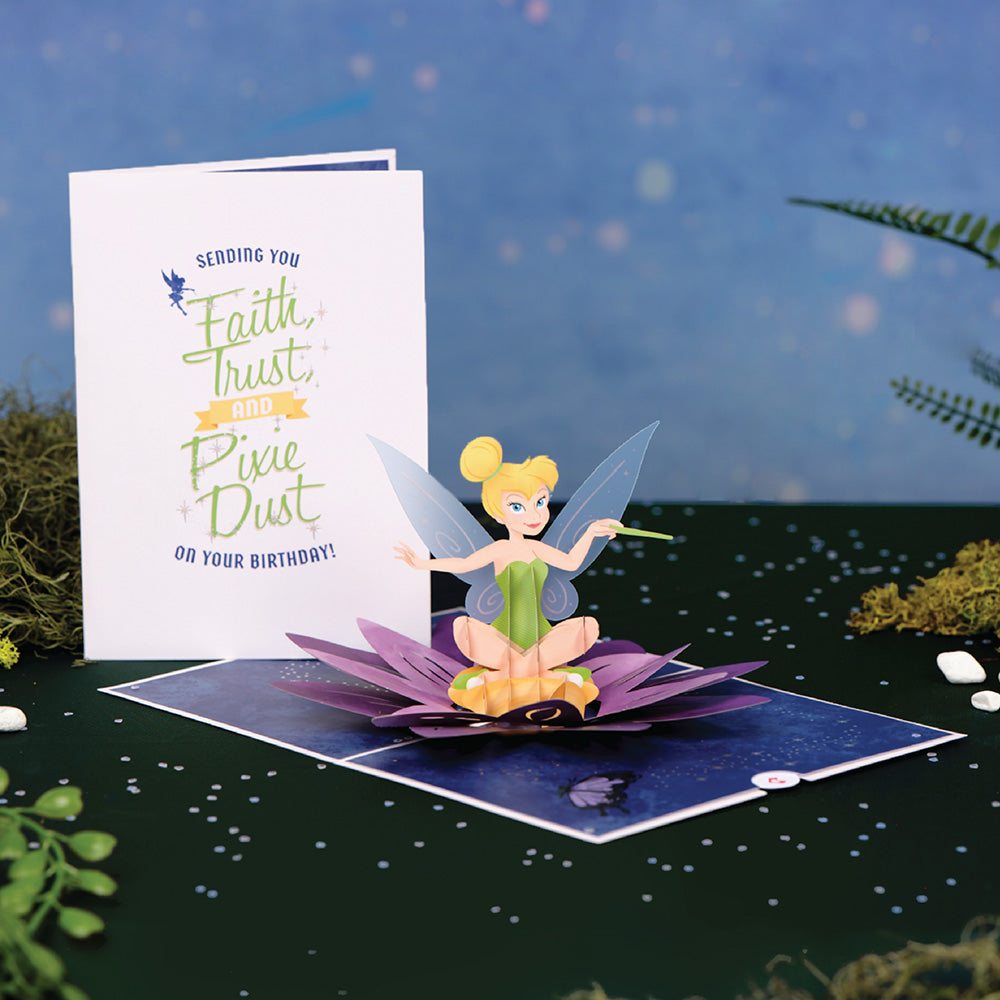 Disney's Tinker Bell Pixie Dust Birthday Pop-Up Card、mySite、solidvoid