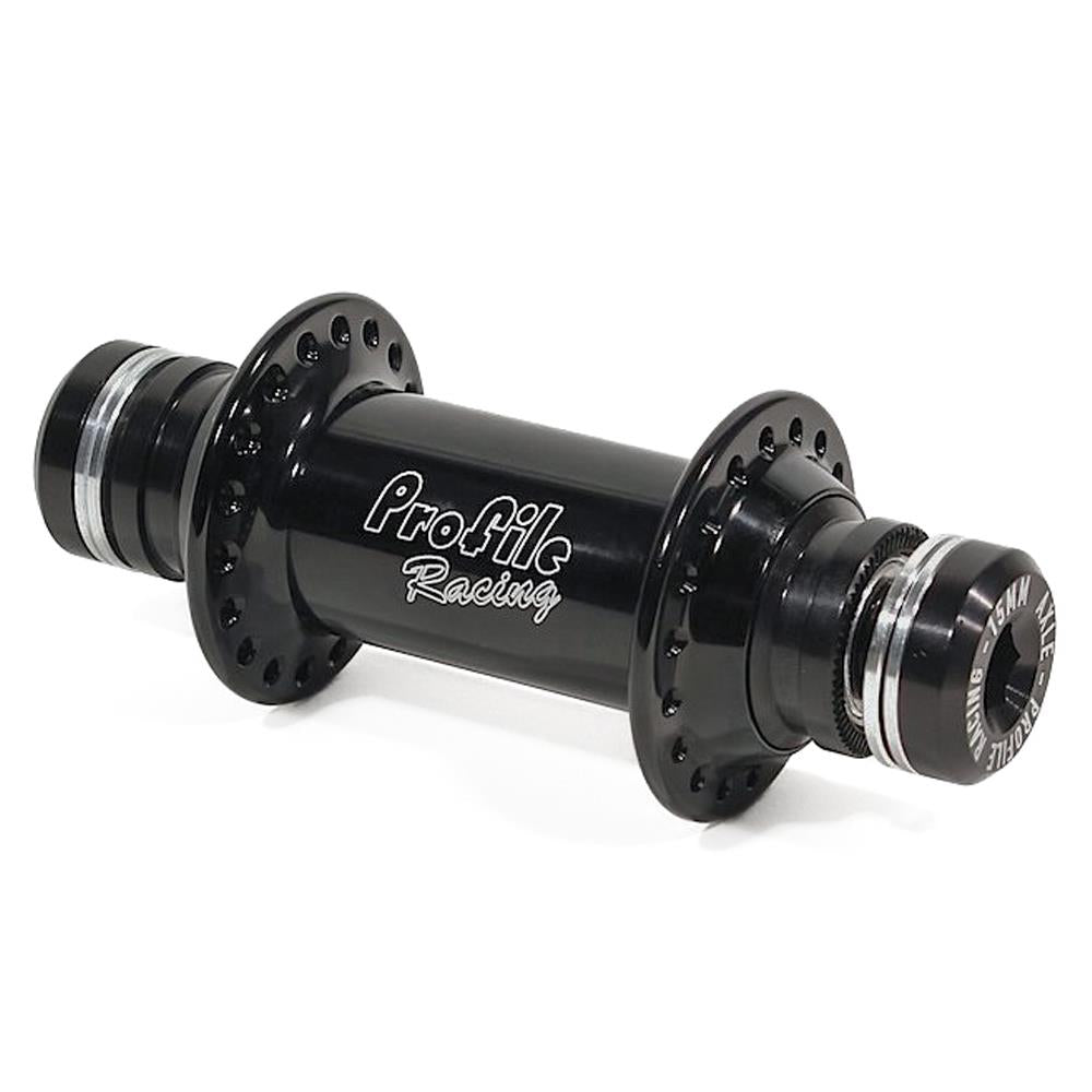  Profile Elite 15/20 36h Front Hub - Black、mySite、merchandisen