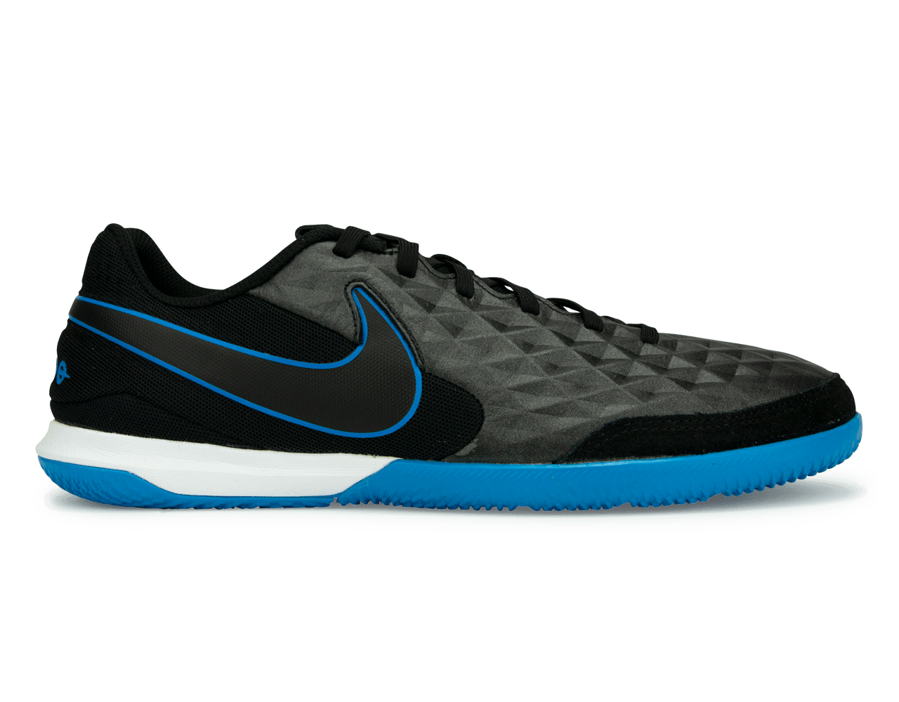 Nike Men's Tiempo Legend 8 Academy Indoor Soccer Shoes Black/Blue Hero、mySite、noshort