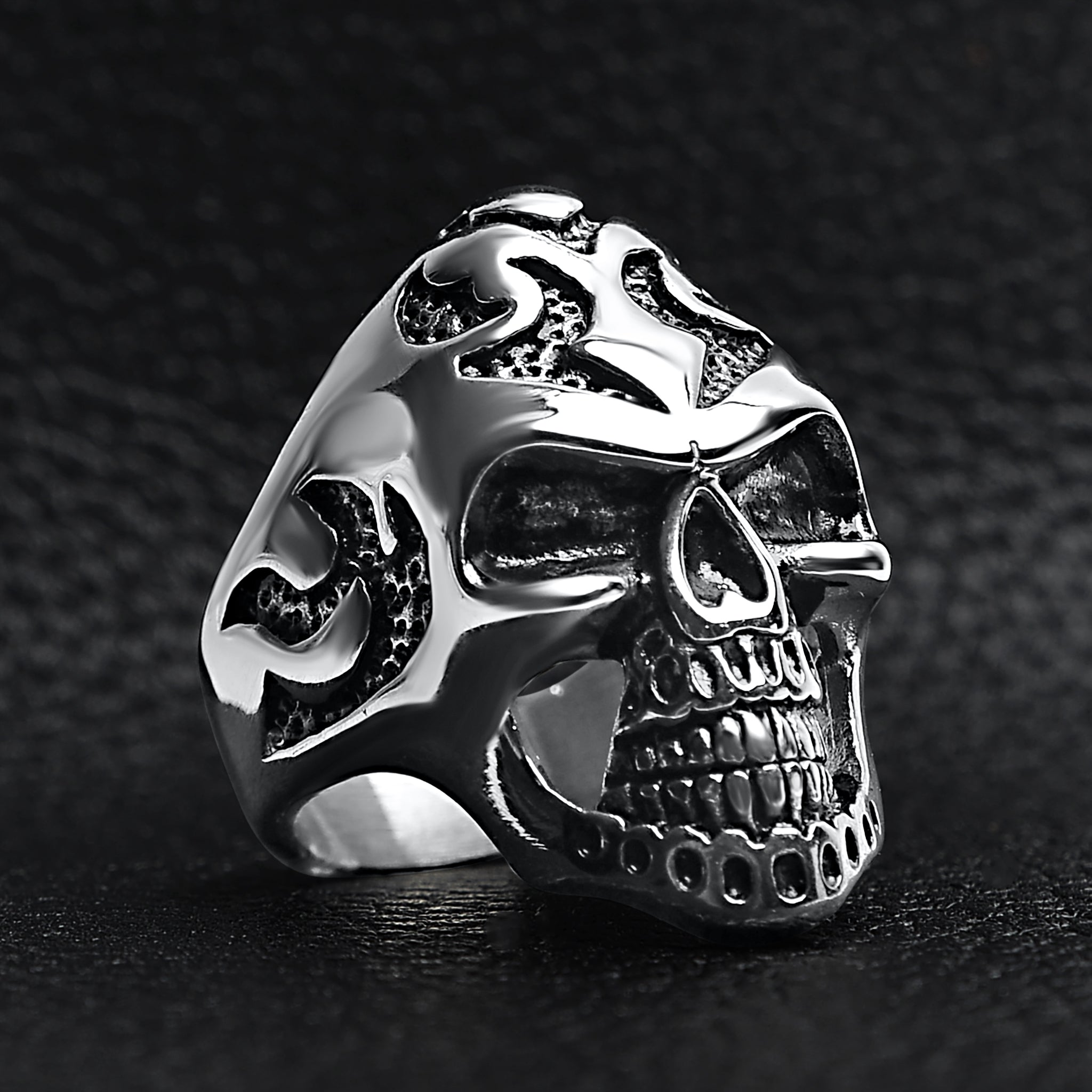 Detailed Skull Stainless Steel Ring / SCR3053、mySite、dreamappss