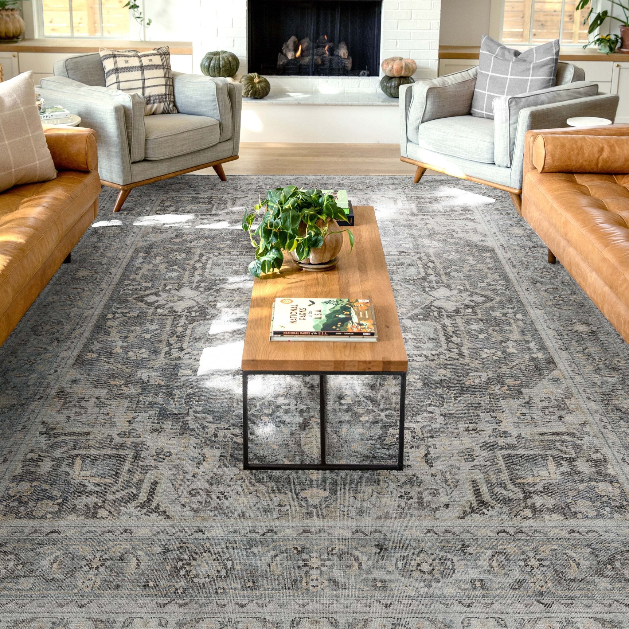 Tirana Vintage Medallion Oriental Flat-Weave Rug、mySite、gigharbornorthrealestate