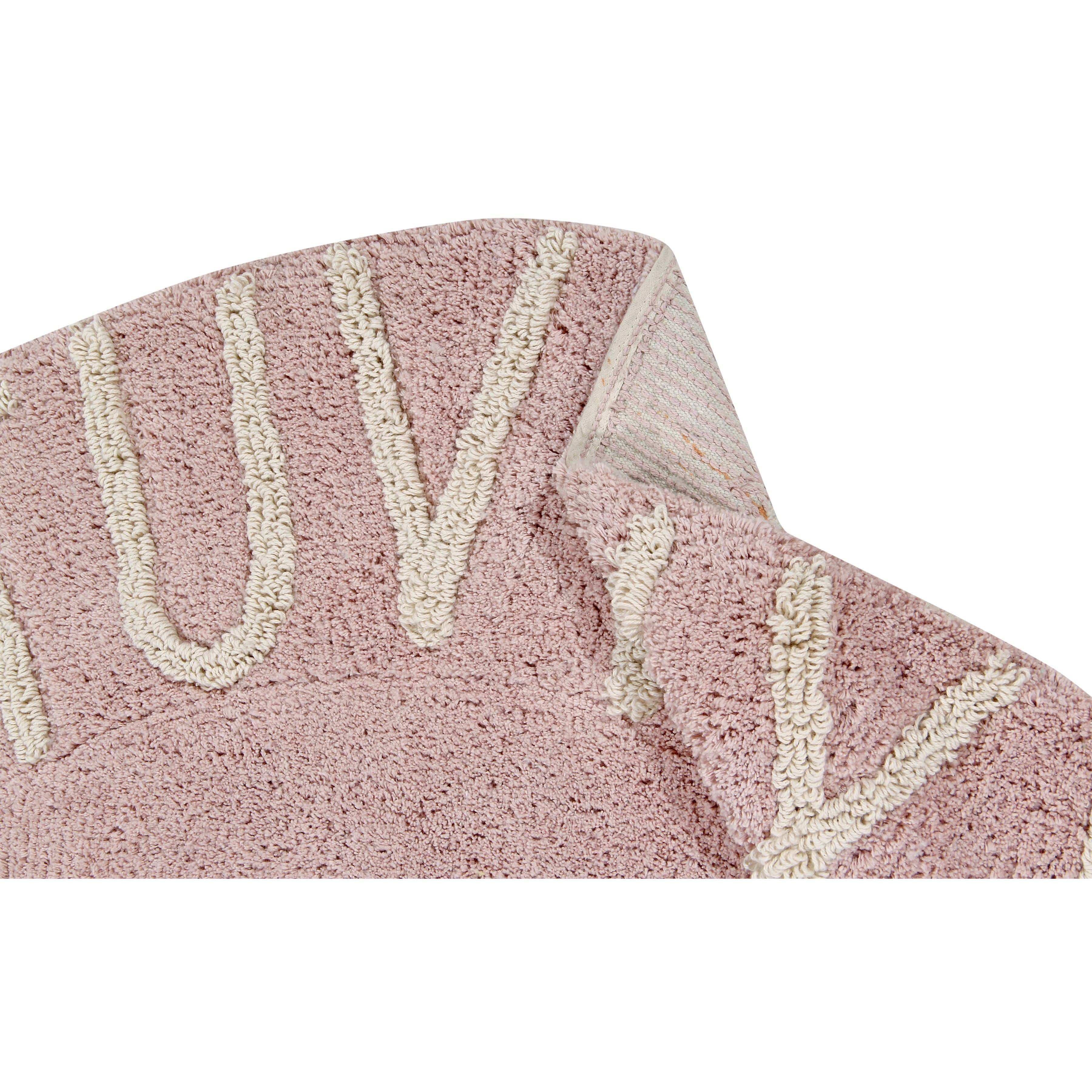 Round ABC Vintage Nude Natural Machine Washable Kids Area Rug、mySite、gigharbornorthrealestate