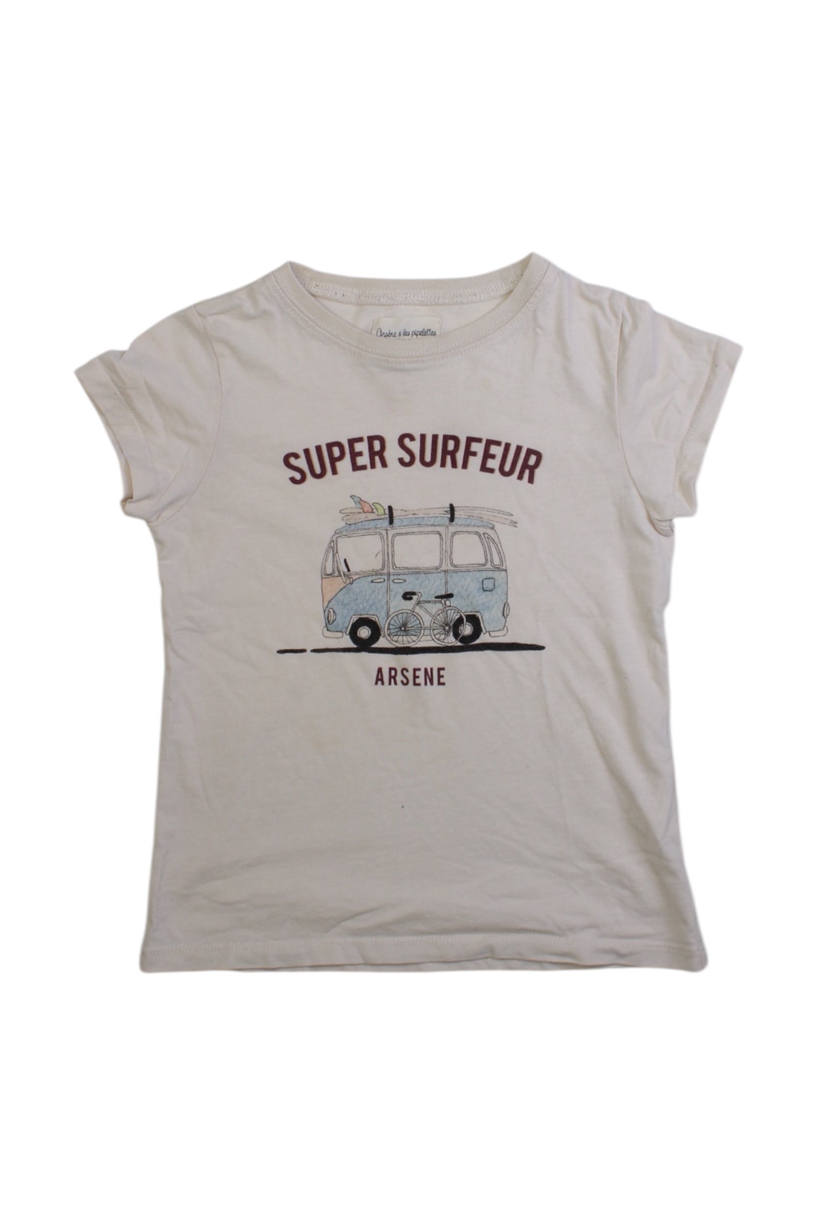 Ars猫ne Et Les Pipelettes Super Surfeur T-Shirt 4T、mySite、g9winljtr