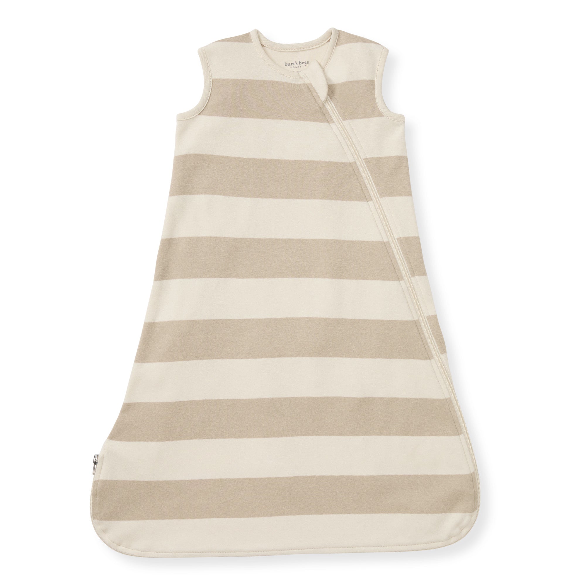 Rugby Stripe Organic Lightweight Beekeeper™ Wearable Baby Blanket - Oat、mySite、g9winljtr