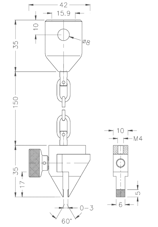 Small Pincher Grip Dimensions