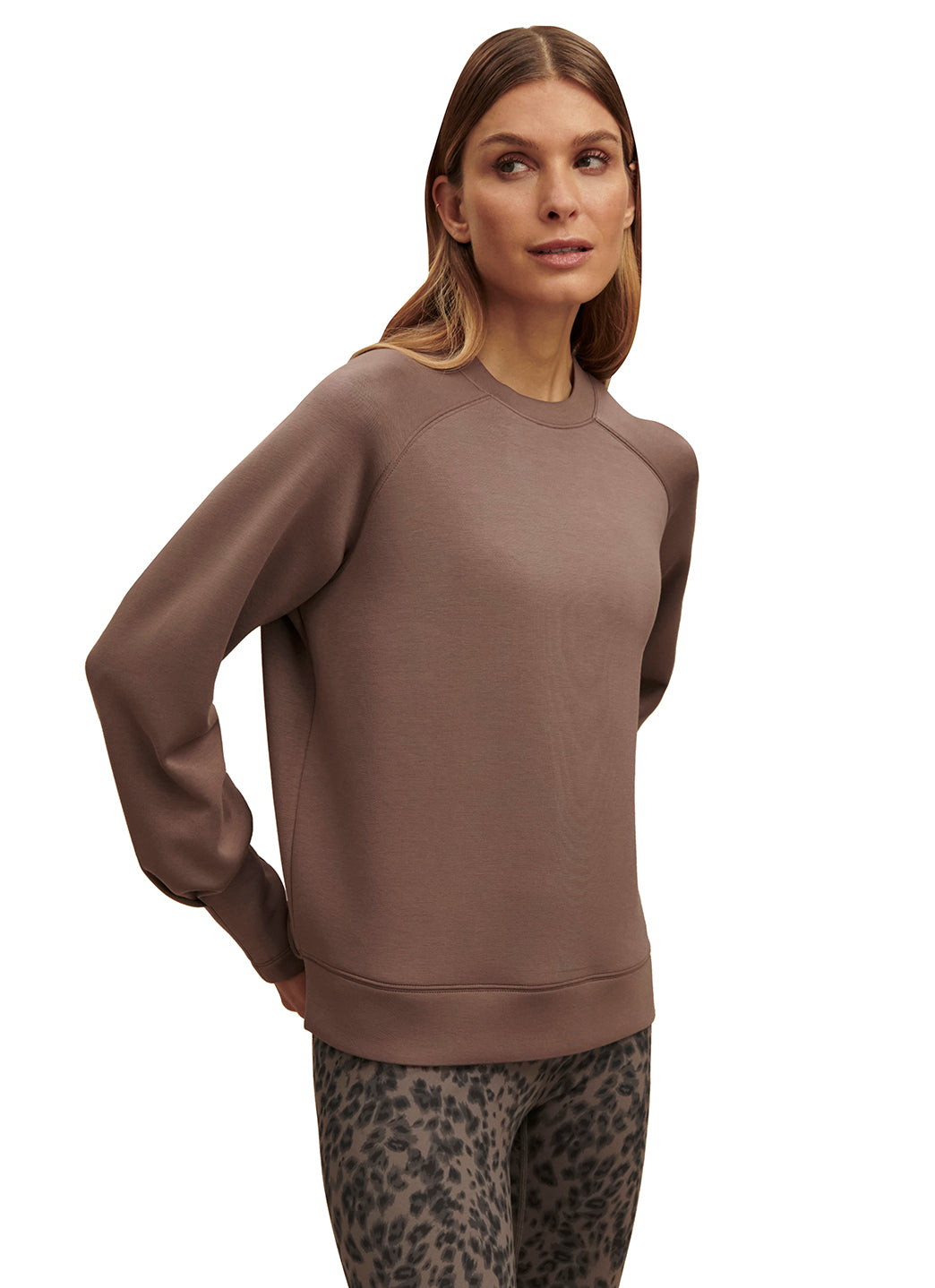 Varley Zosia Crew Neck Midlayer Sweatshirt、mySite、noshort