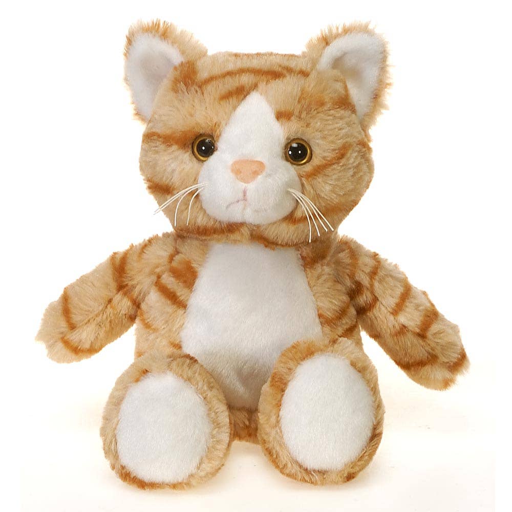 Plush Bean Bag Floppy Tabby Kitten for Toddlers、mySite、g9winljtr