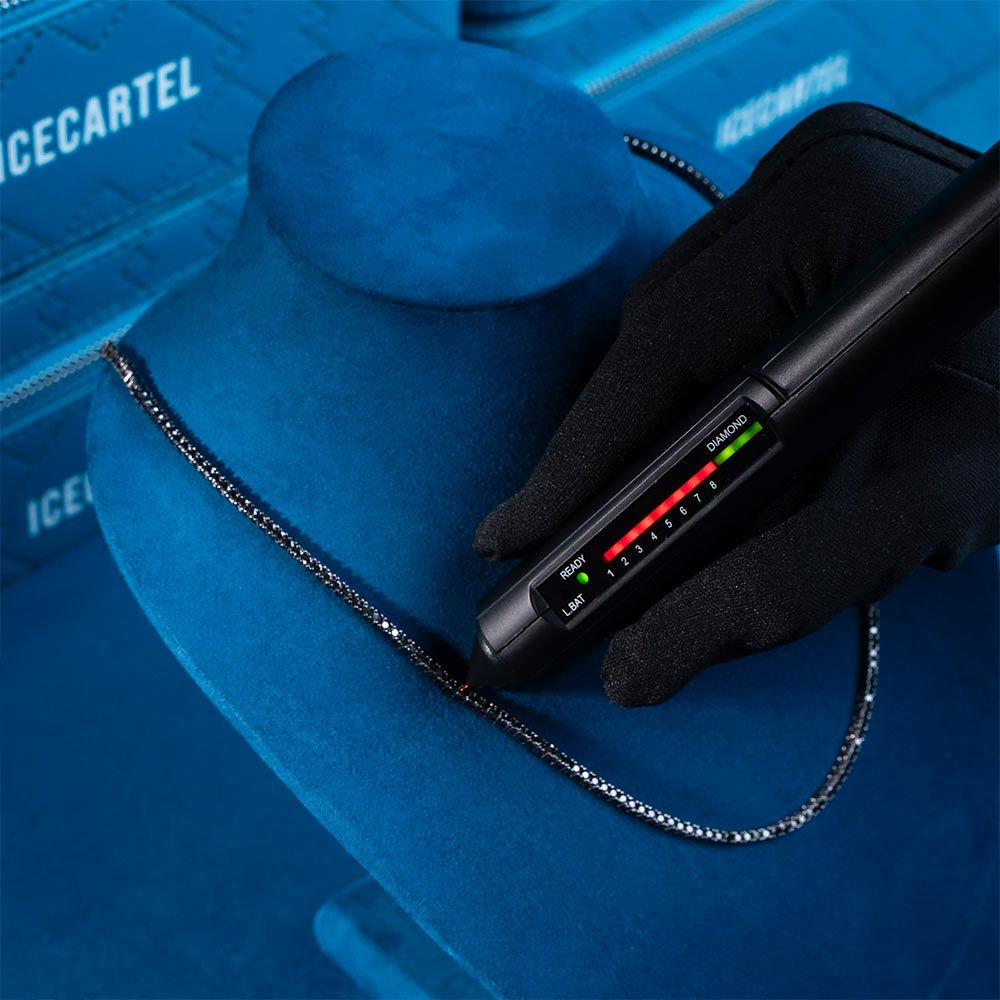 2MM Black Moissanite Tennis Chain 14K Black Gold、mySite、hinf8tx79