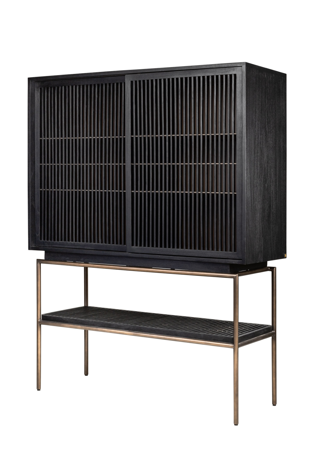 Black Mindi Wood Cabinet | Versmissen Tellem、mySite、neckold