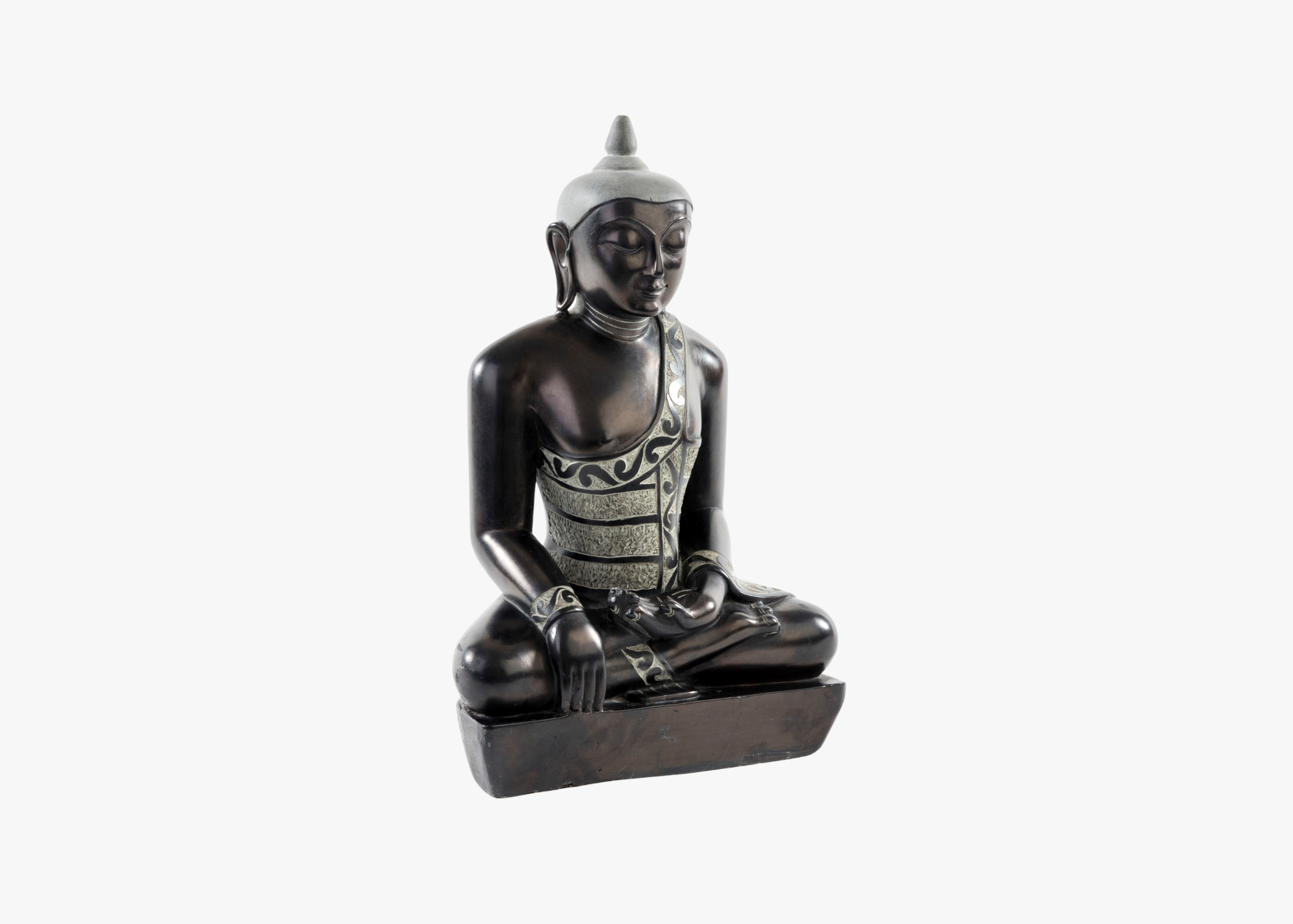 Sitting Buddha - Soft Granite (Medium, 47cm)、mySite、topwebapps