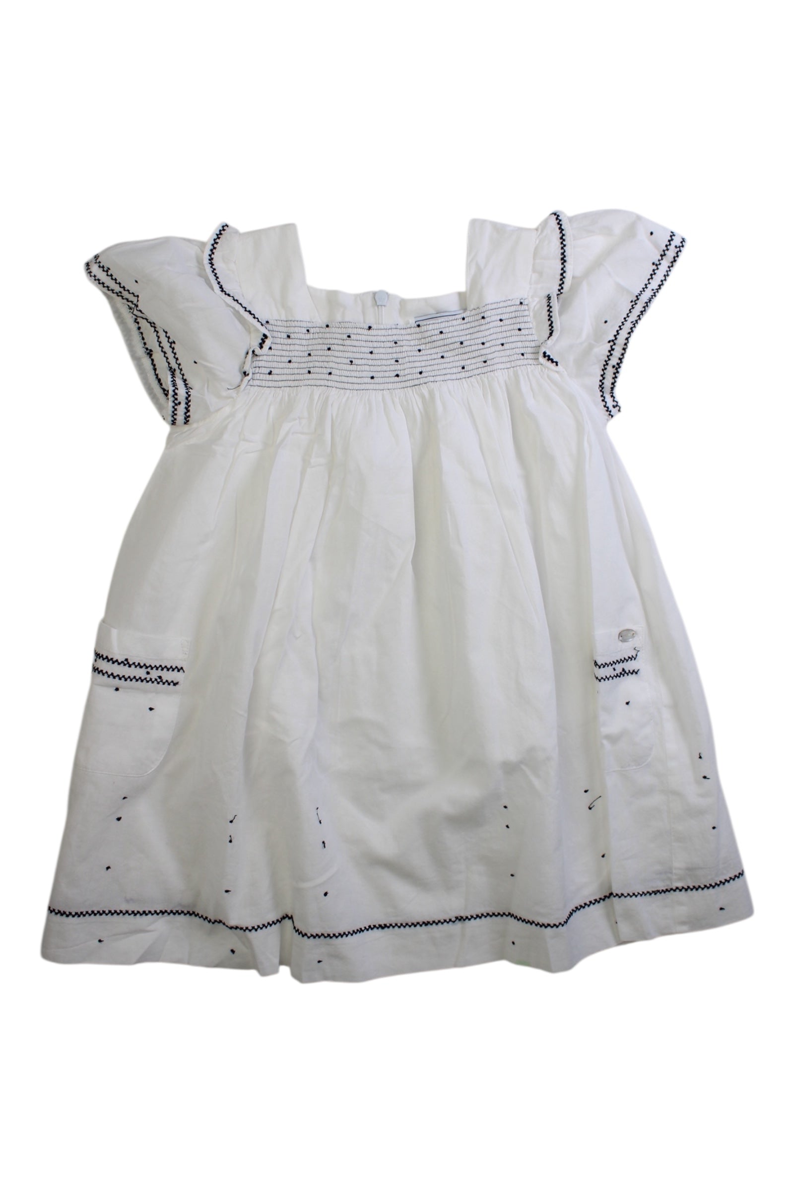 Tartine Et Chocolat Embroidered Sleeveless Top 5T、mySite、g9winljtr