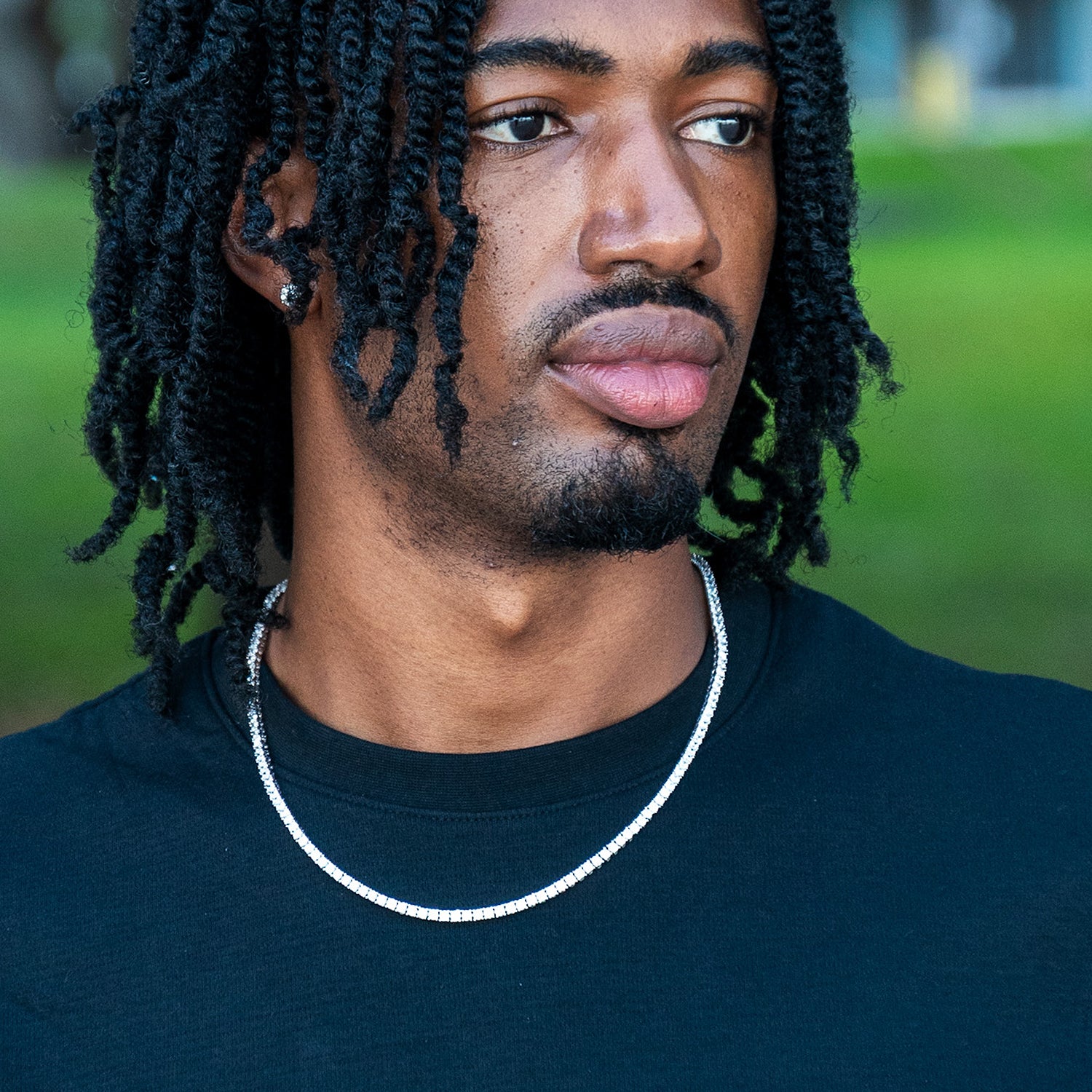 3MM Moissanite Tennis Chain 14K Gold、mySite、hinf8tx79