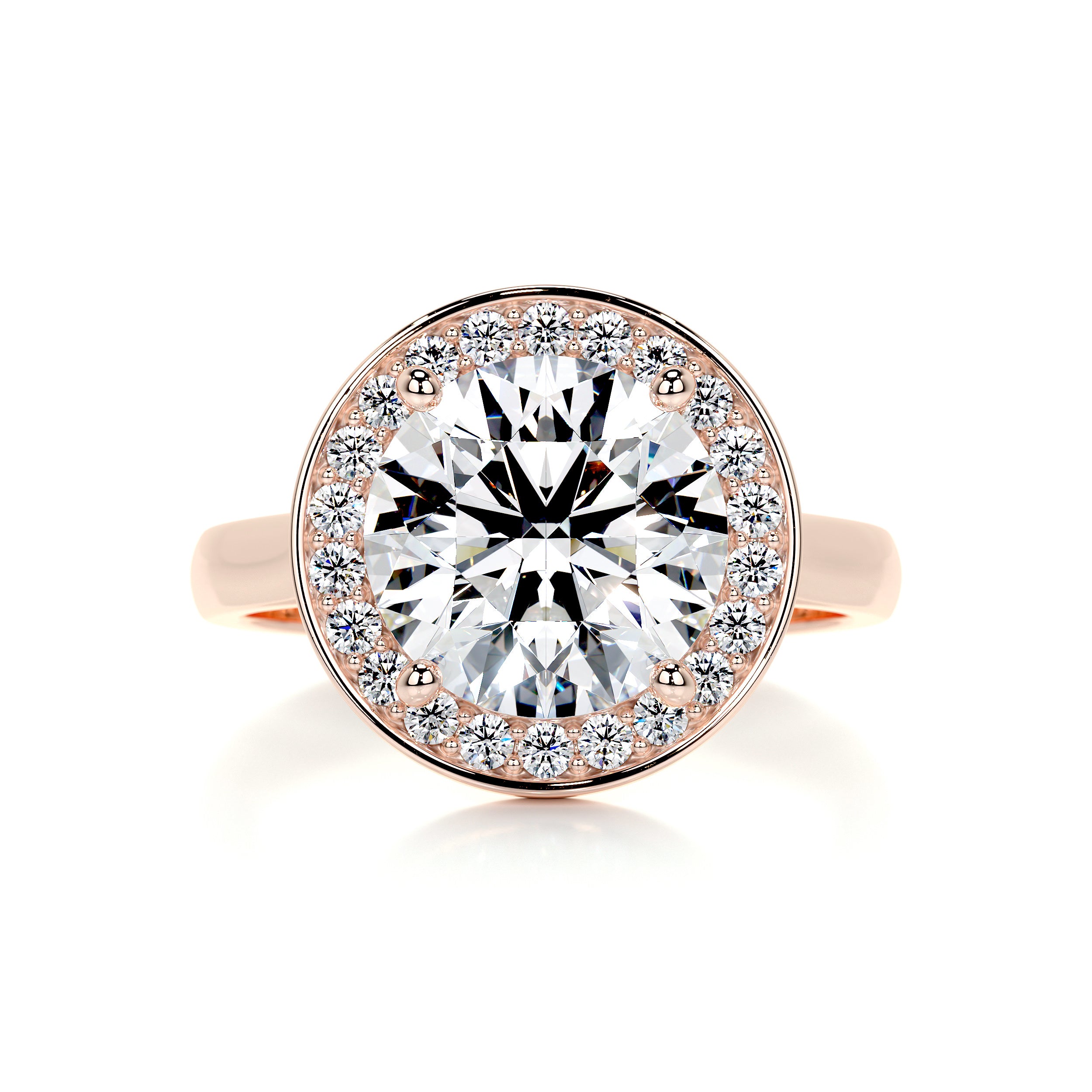 Charlie Diamond Engagement Ring -14K Rose Gold、mySite、hinf8tx79