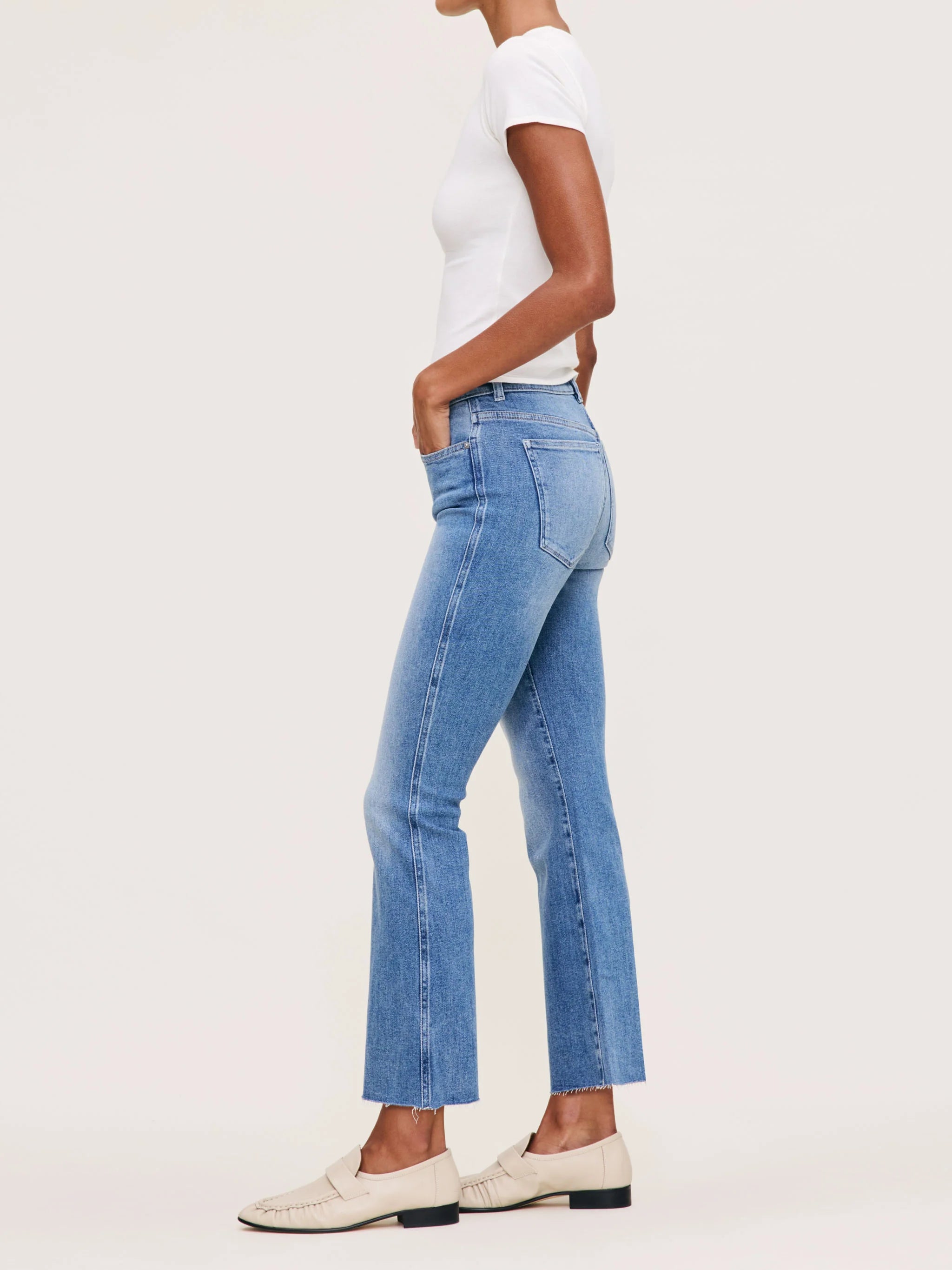 DL1961 Bridget Boot: High Rise Instasculpt Crop, Mansfield、mySite、noshort