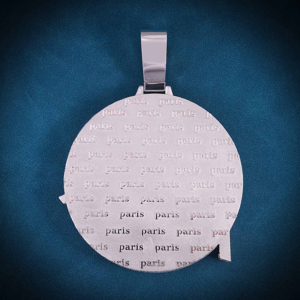 Custom Paris Circle Pendant 14K Gold、mySite、hinf8tx79