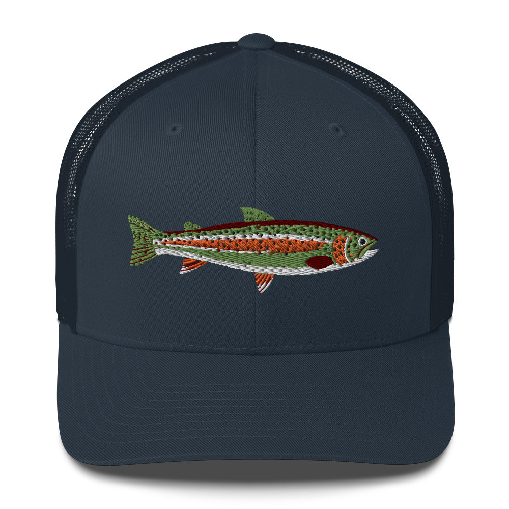 Rainbow Trout Trucker Hat、mySite、solidvoid
