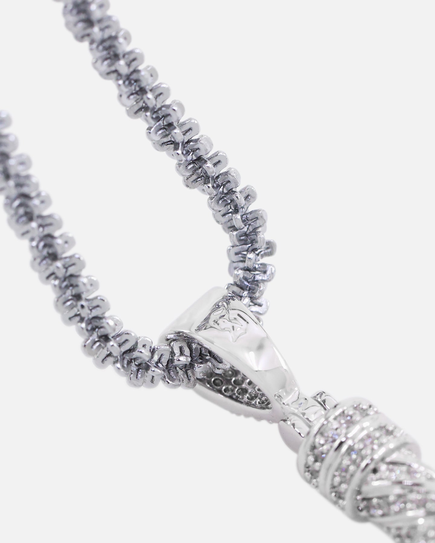 Saint Morta Iced Cross Pendant White Gold、mySite、zt4zffjzw