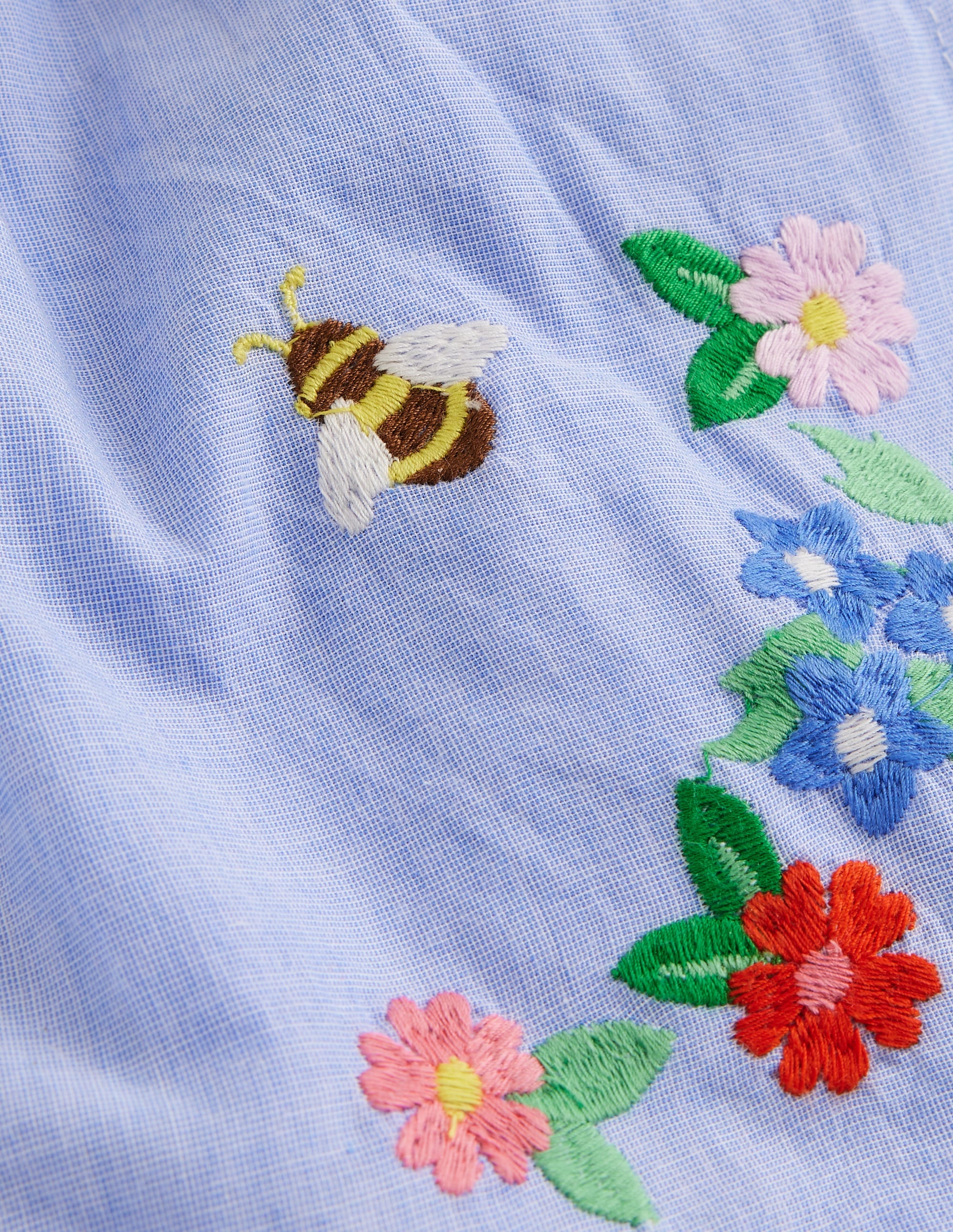  Frill Hem Woven Shorts-End on End Embroidery、mySite、ashleygrahame