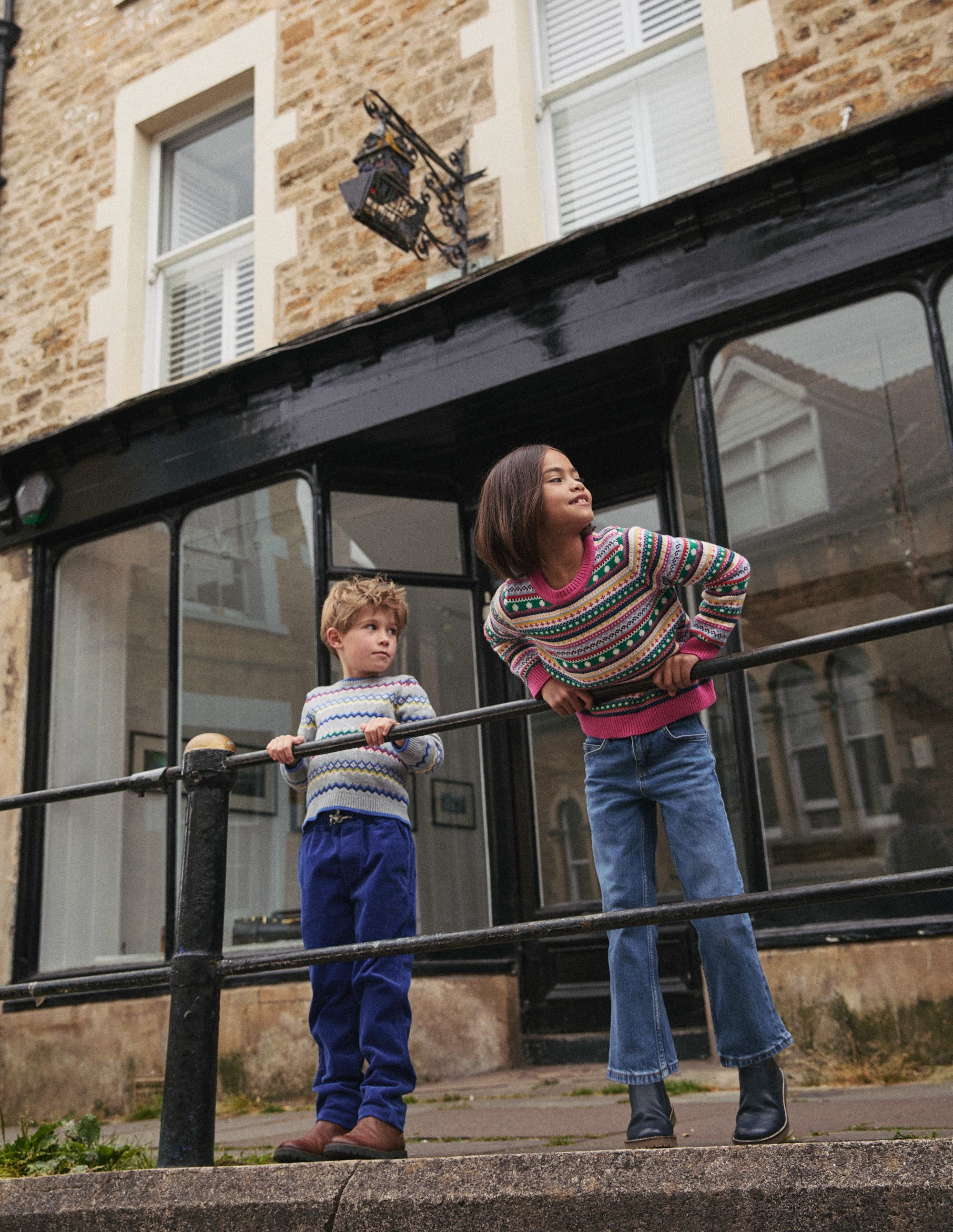  Eleanor Fair Isle Jumper-Multi Texture、mySite、ashleygrahame