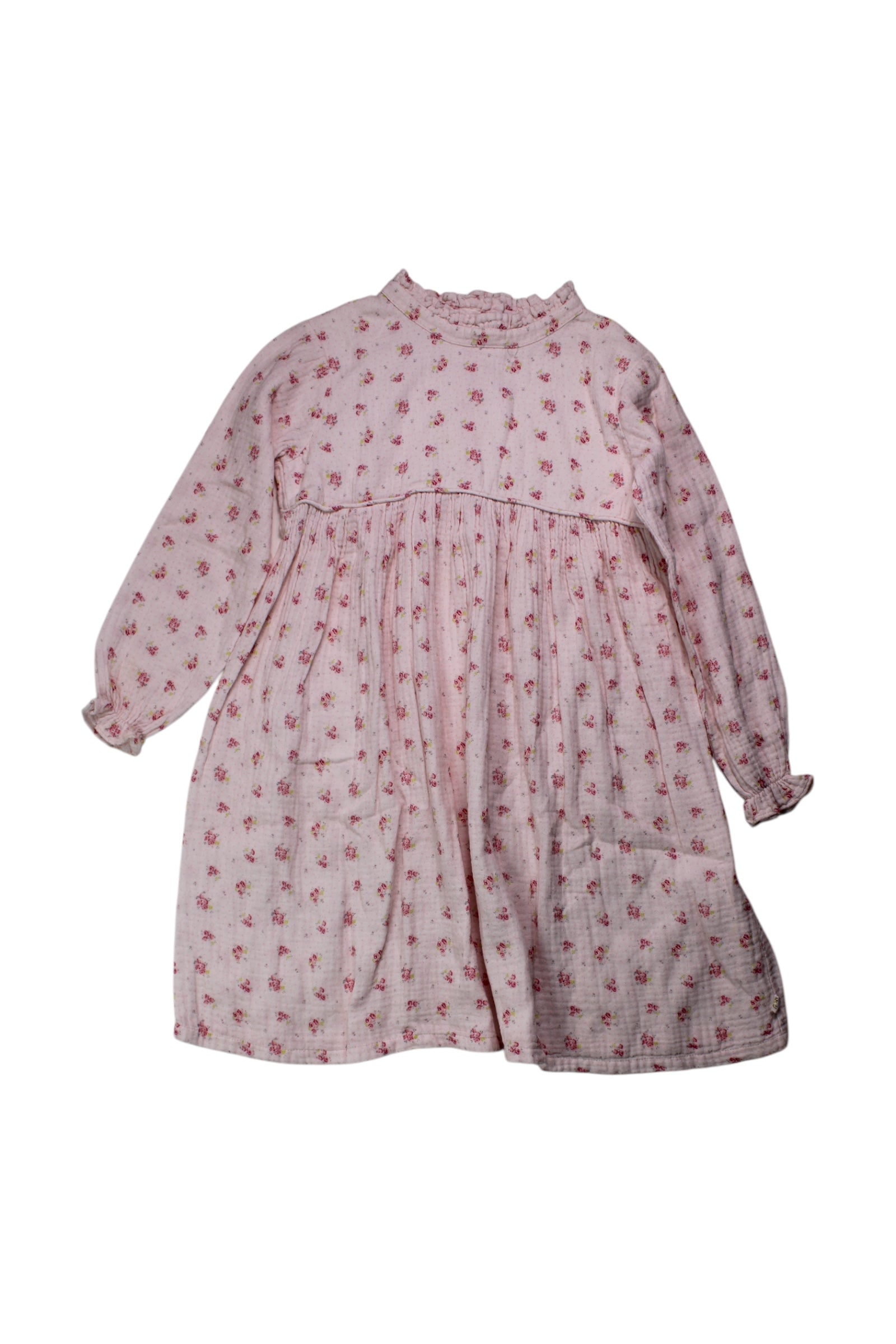 Les Enfantines Floral Long Sleeve Dress 8Y、mySite、g9winljtr
