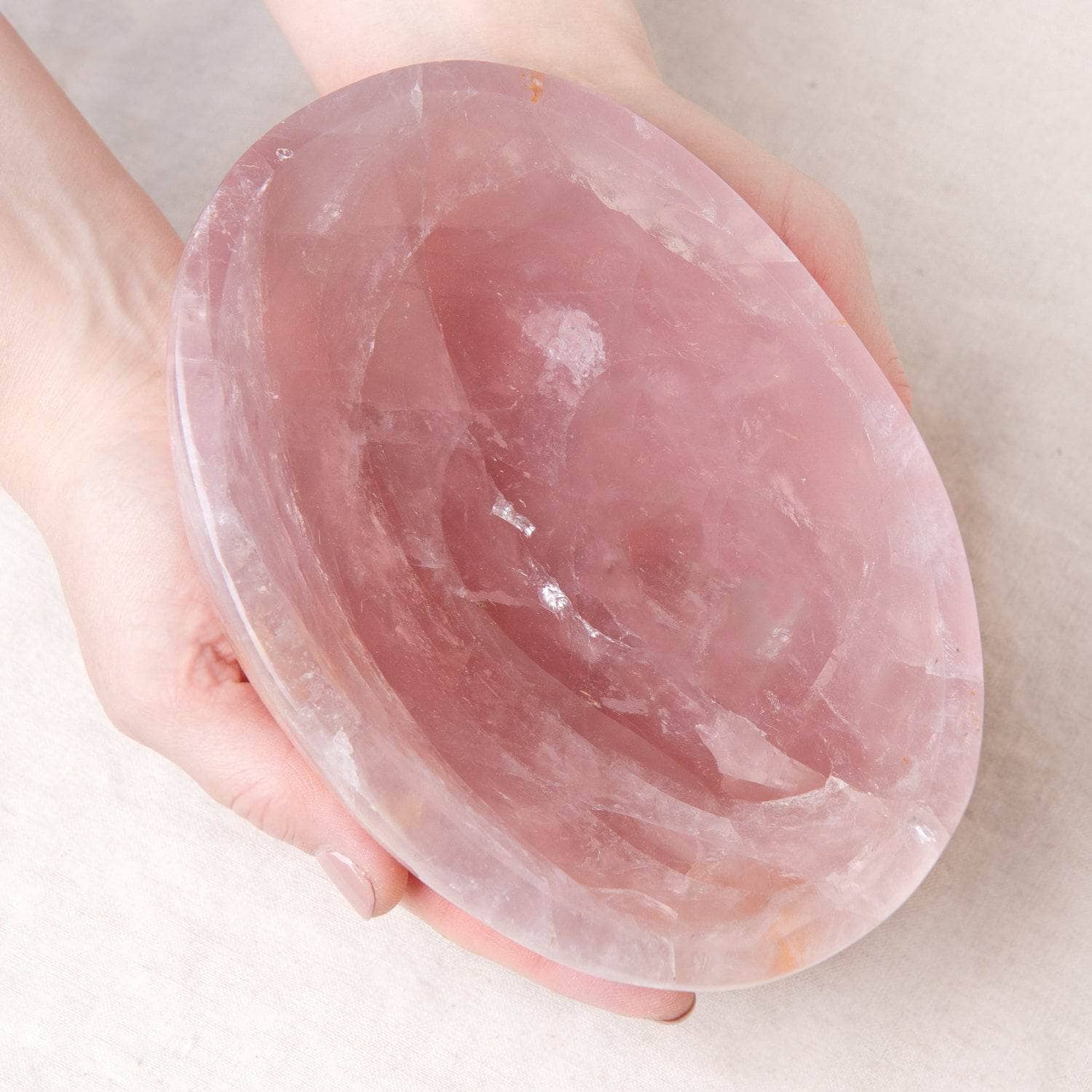 Rose Quartz Crystal Bowls- 1 of a Kind、mySite、hinf8tx79