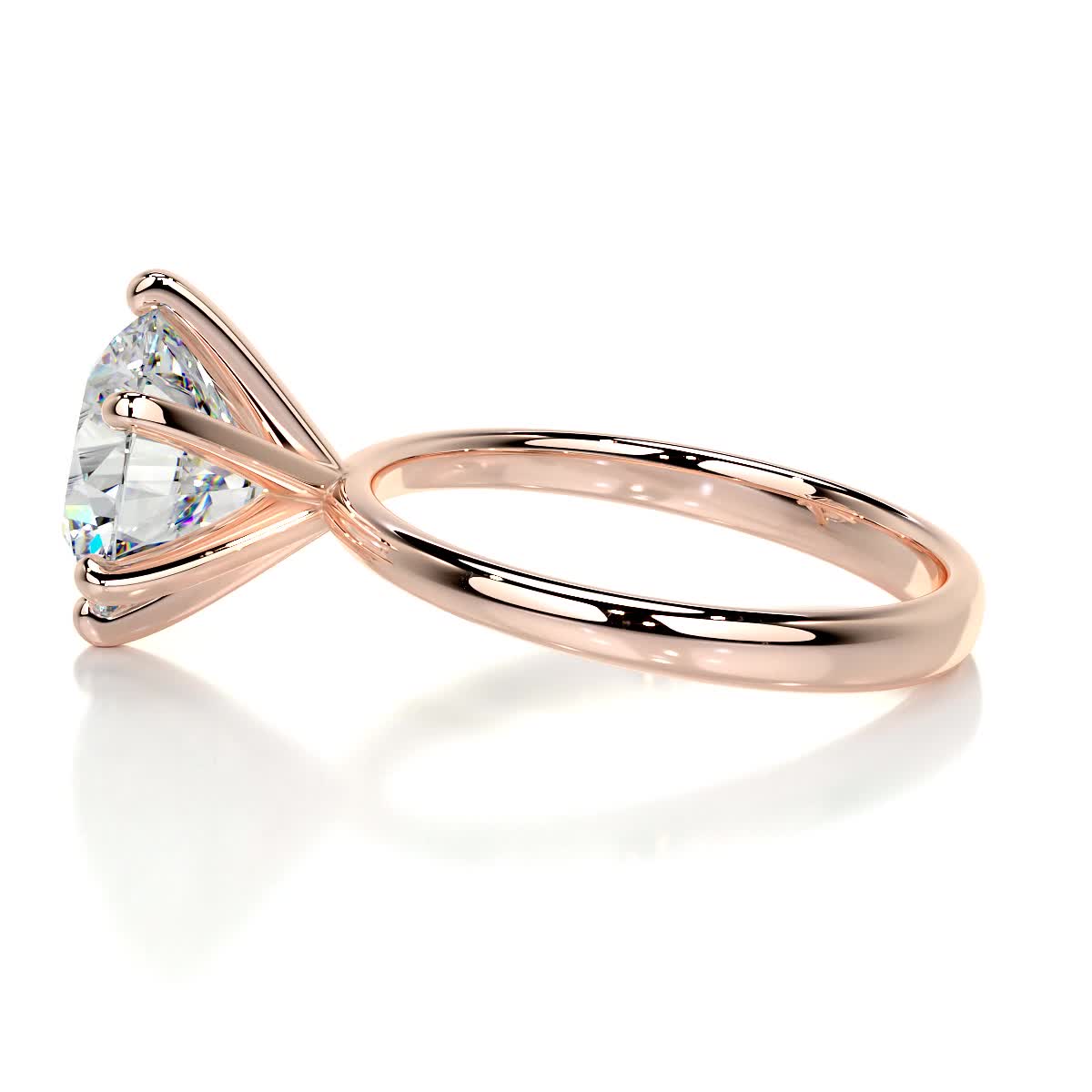 Samantha Moissanite Ring -14K Rose Gold、mySite、hinf8tx79